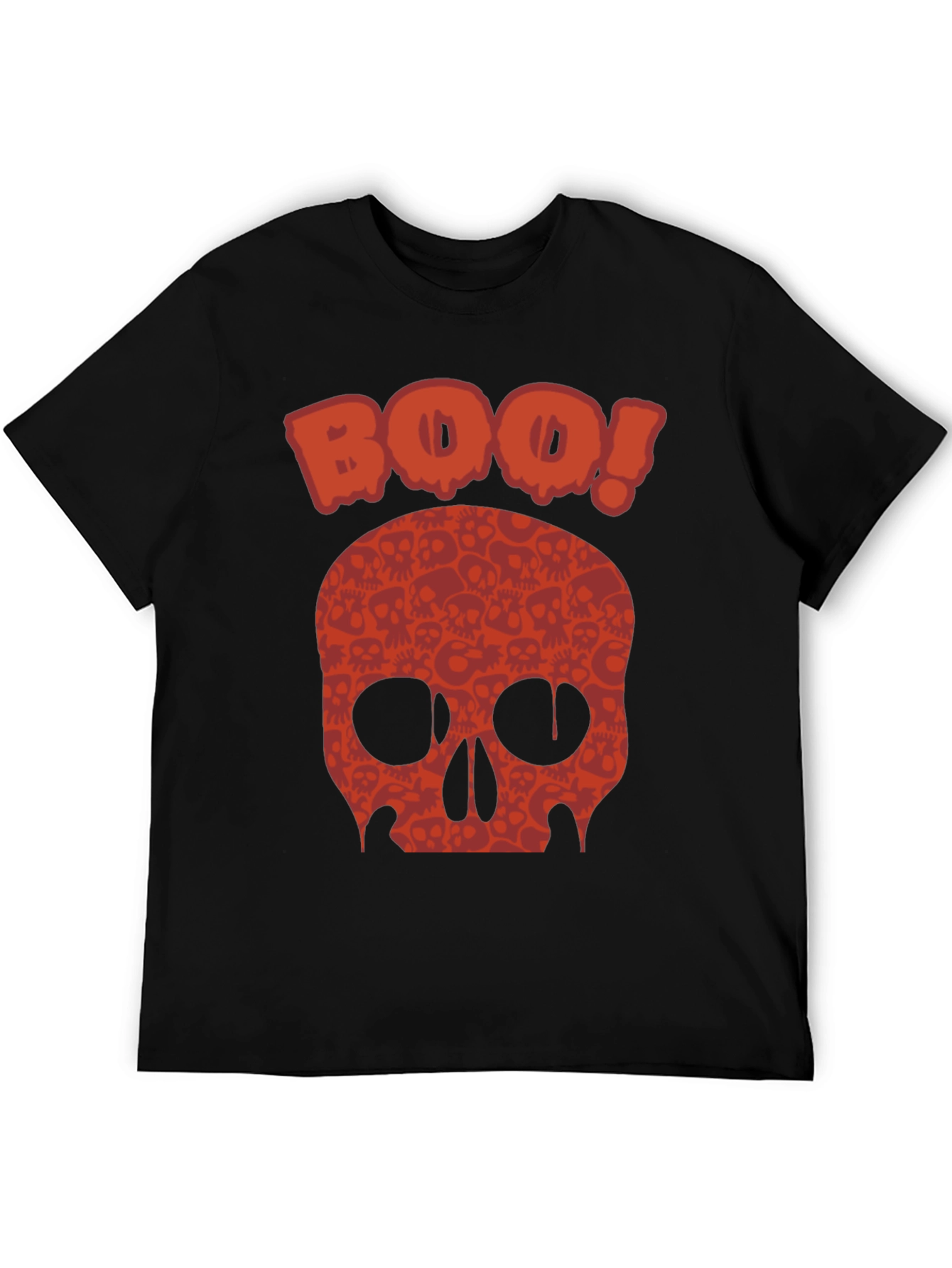 Boo! Skull Graphic Tee - Halloween Ready