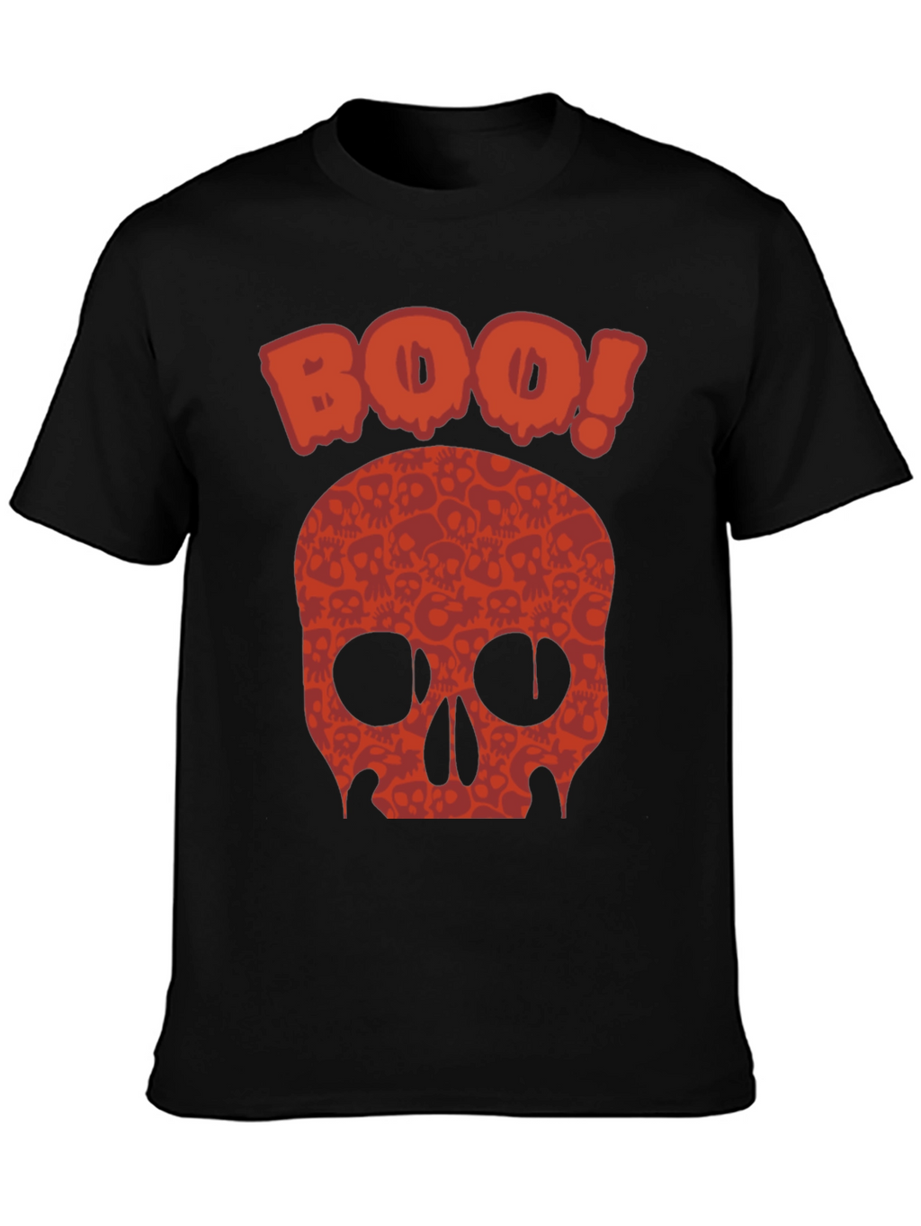 Boo! Skull Graphic Tee - Halloween Ready