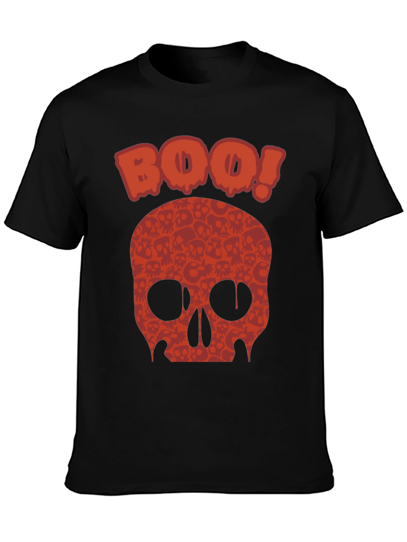 Boo! Skull Graphic Tee - Halloween Ready