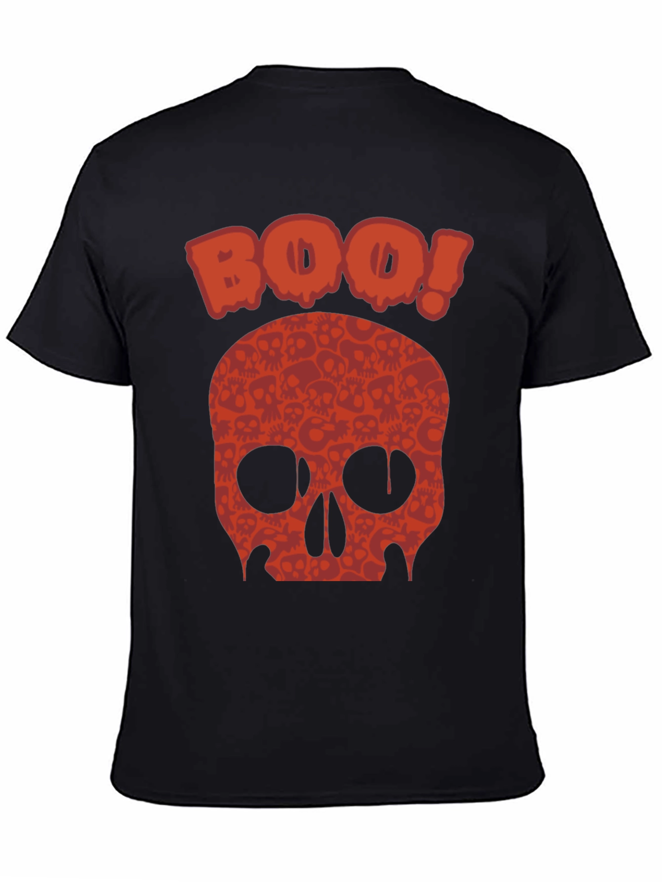 Boo! Skull Graphic Tee - Halloween Ready