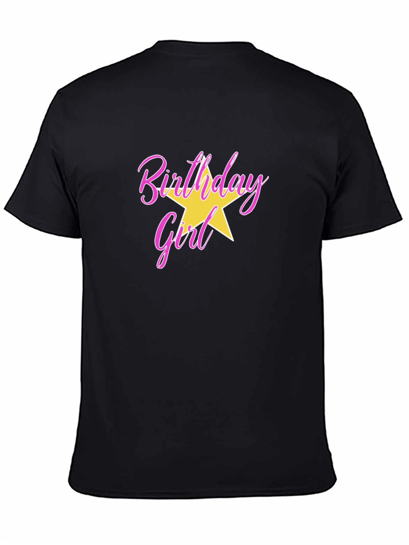 Birthday Girl T-Shirt with Star Graphic