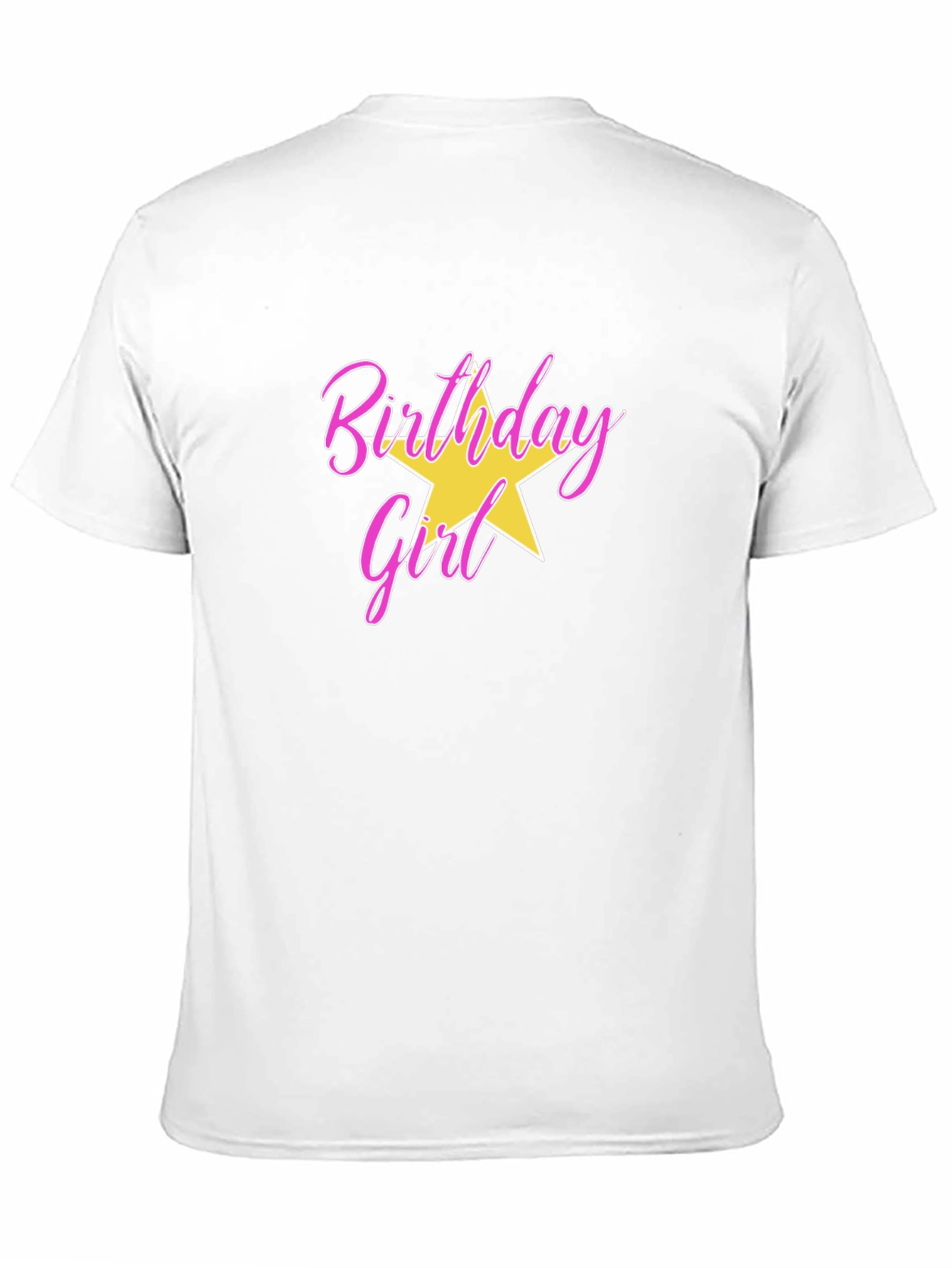 Birthday Girl T-Shirt with Star Graphic