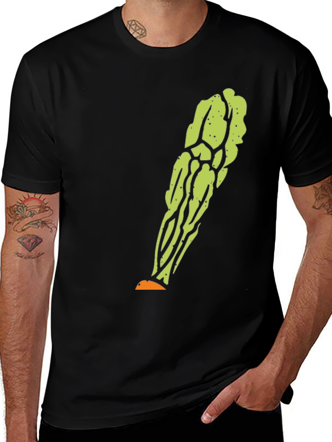 Asparagus Graphic T-Shirt - Novelty Tee
