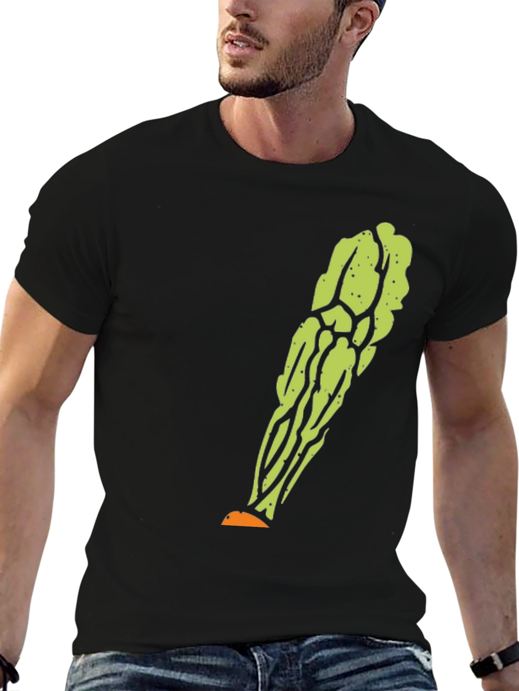 Asparagus Graphic T-Shirt - Novelty Tee