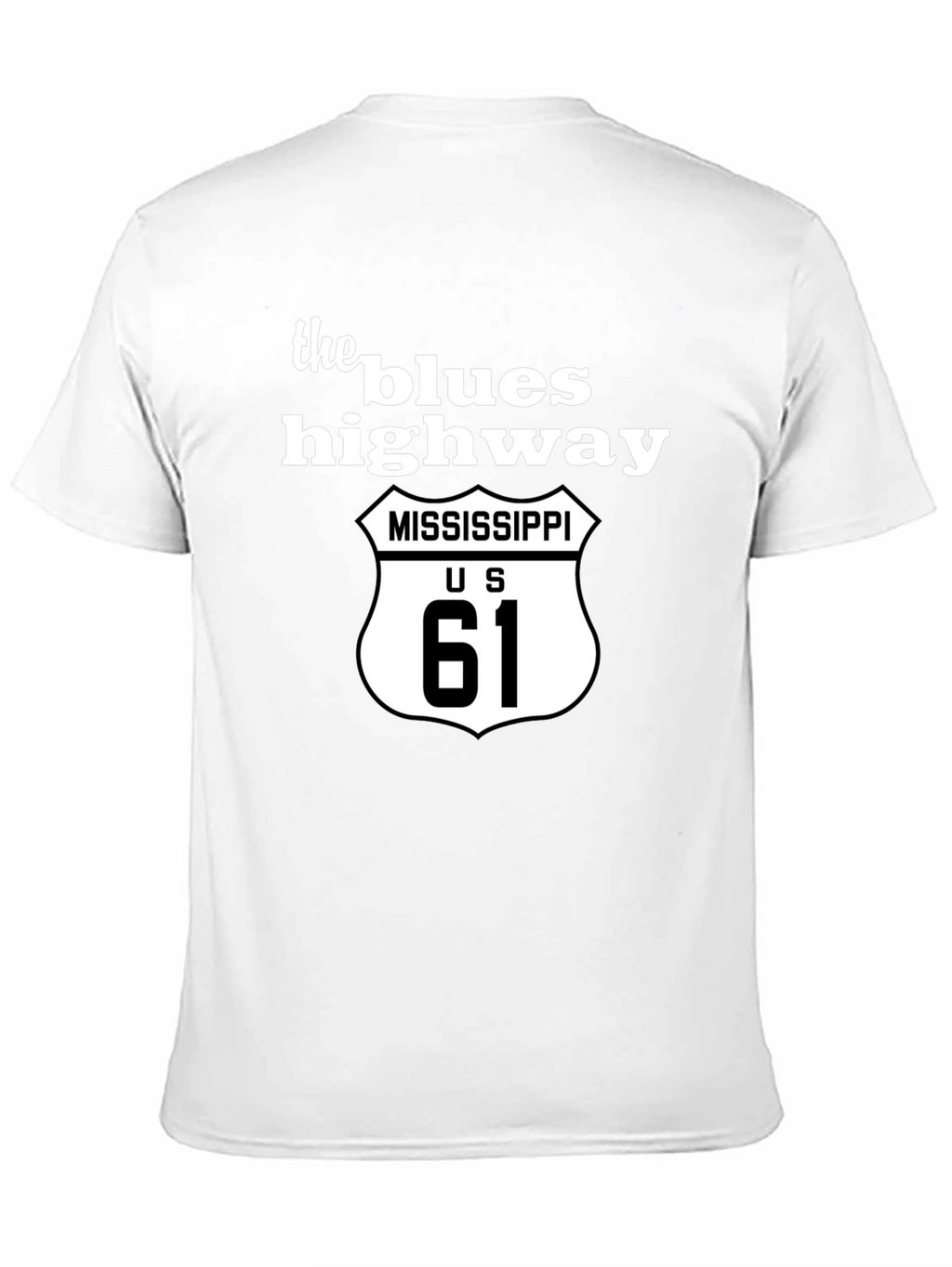 Blues Highway Mississippi US 61 T-Shirt