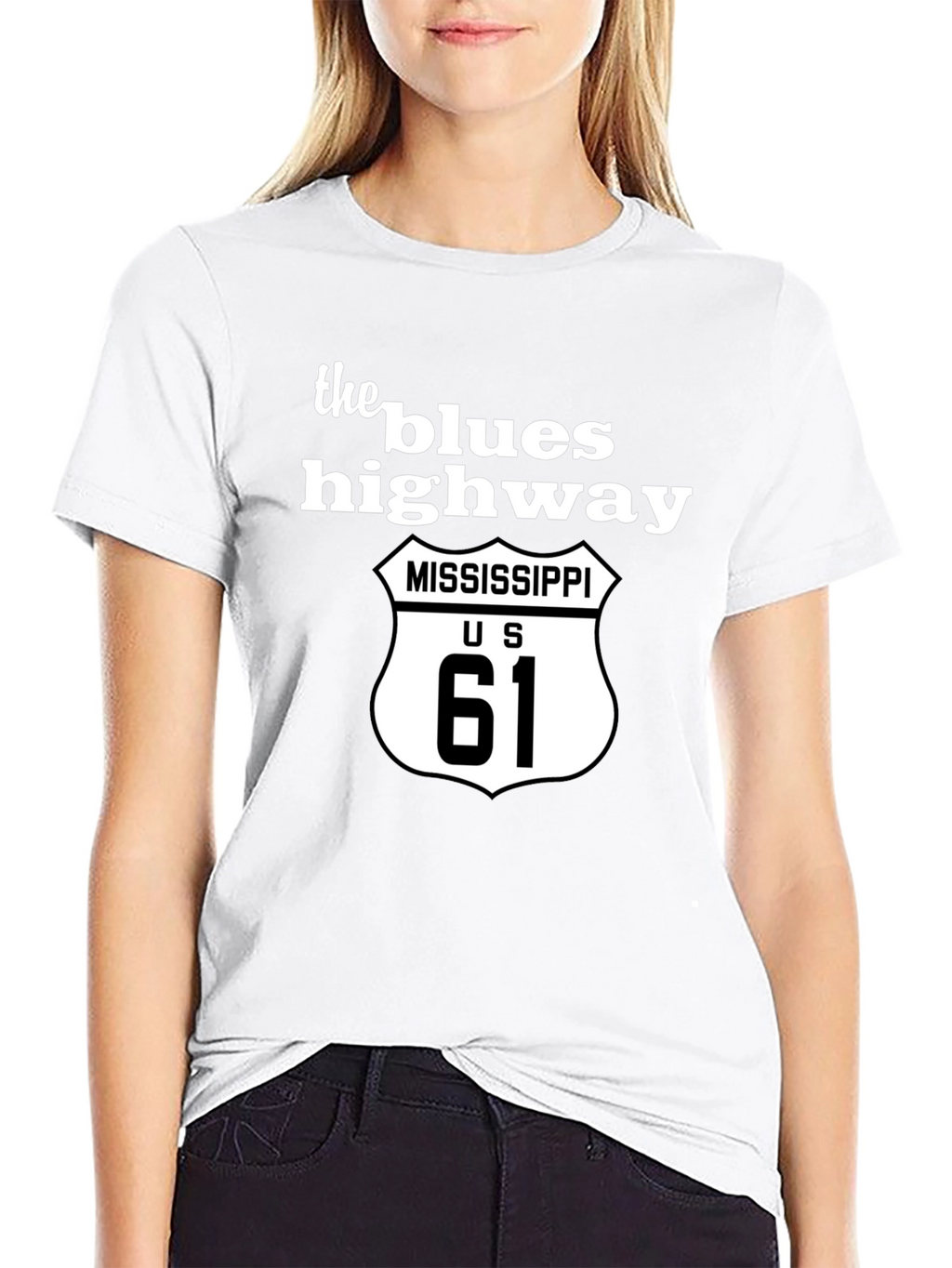 Blues Highway Mississippi US 61 T-Shirt