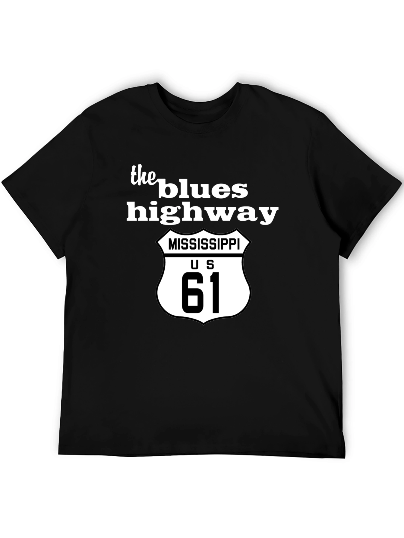 Blues Highway Mississippi US 61 T-Shirt