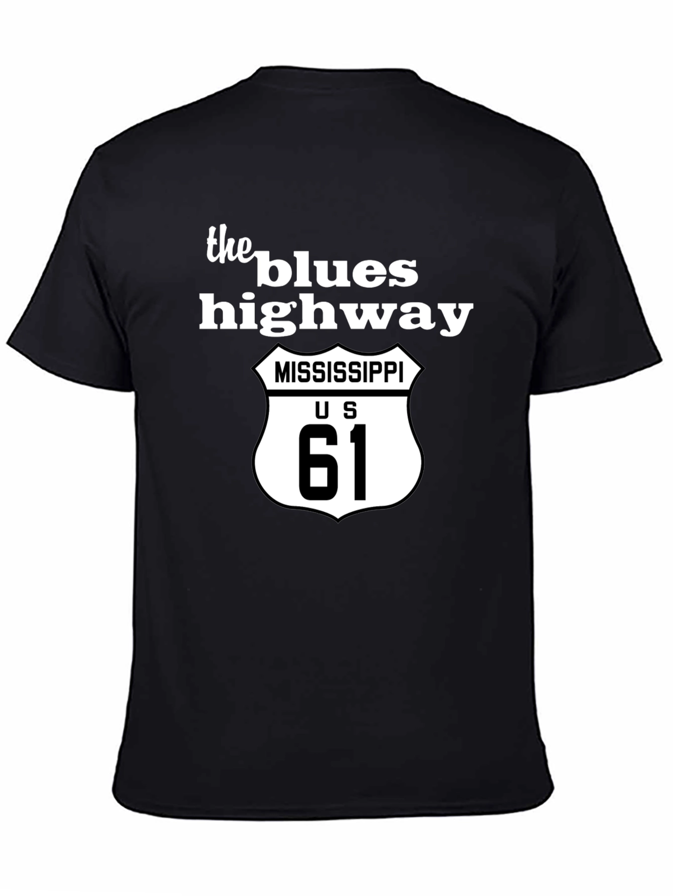 Blues Highway Mississippi US 61 T-Shirt