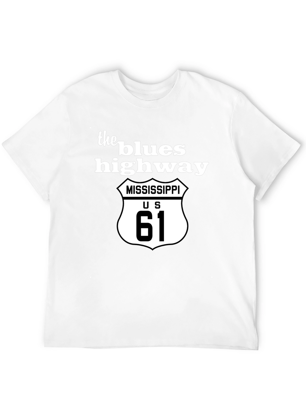Blues Highway Mississippi US 61 T-Shirt