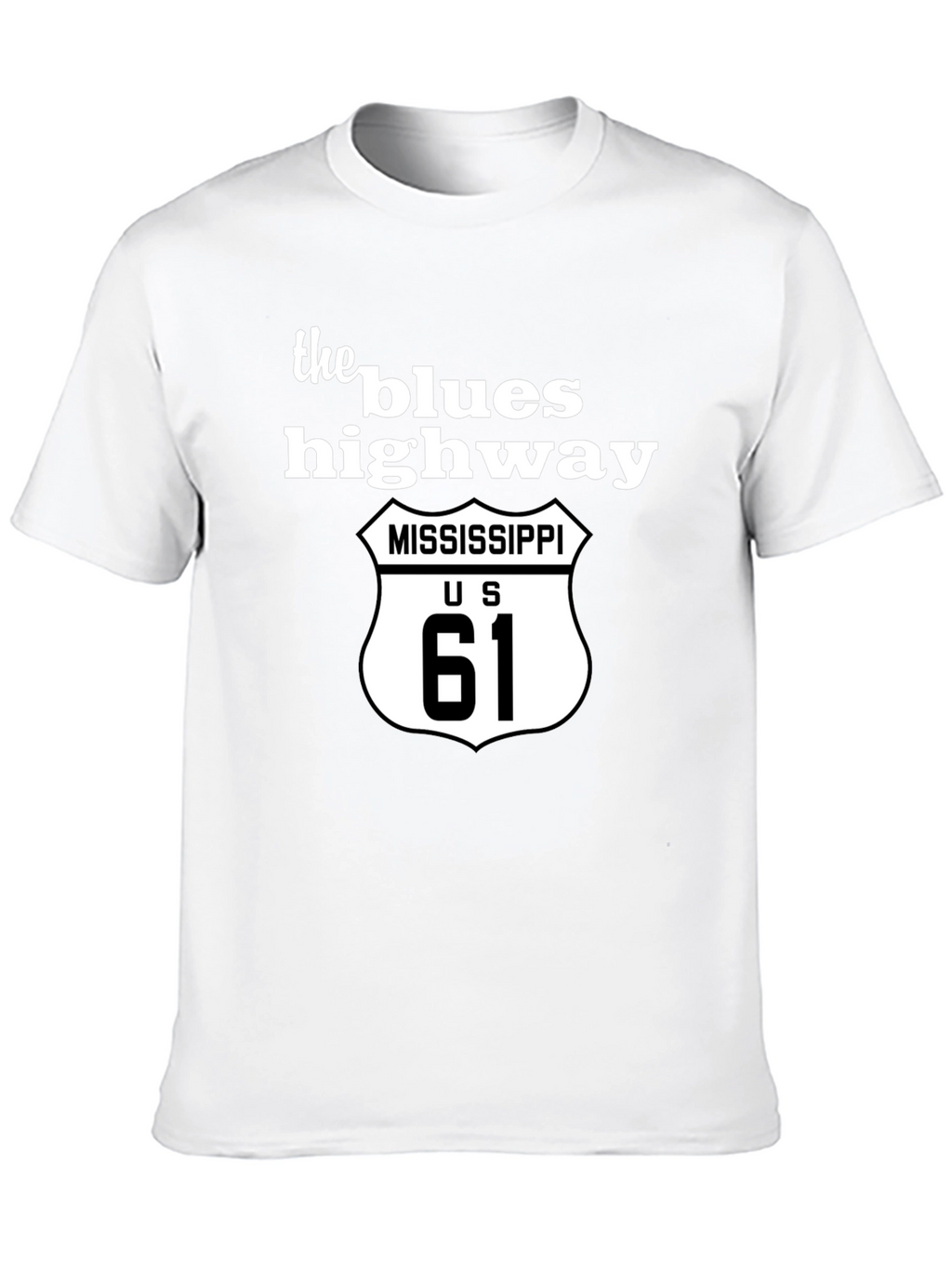 Blues Highway Mississippi US 61 T-Shirt