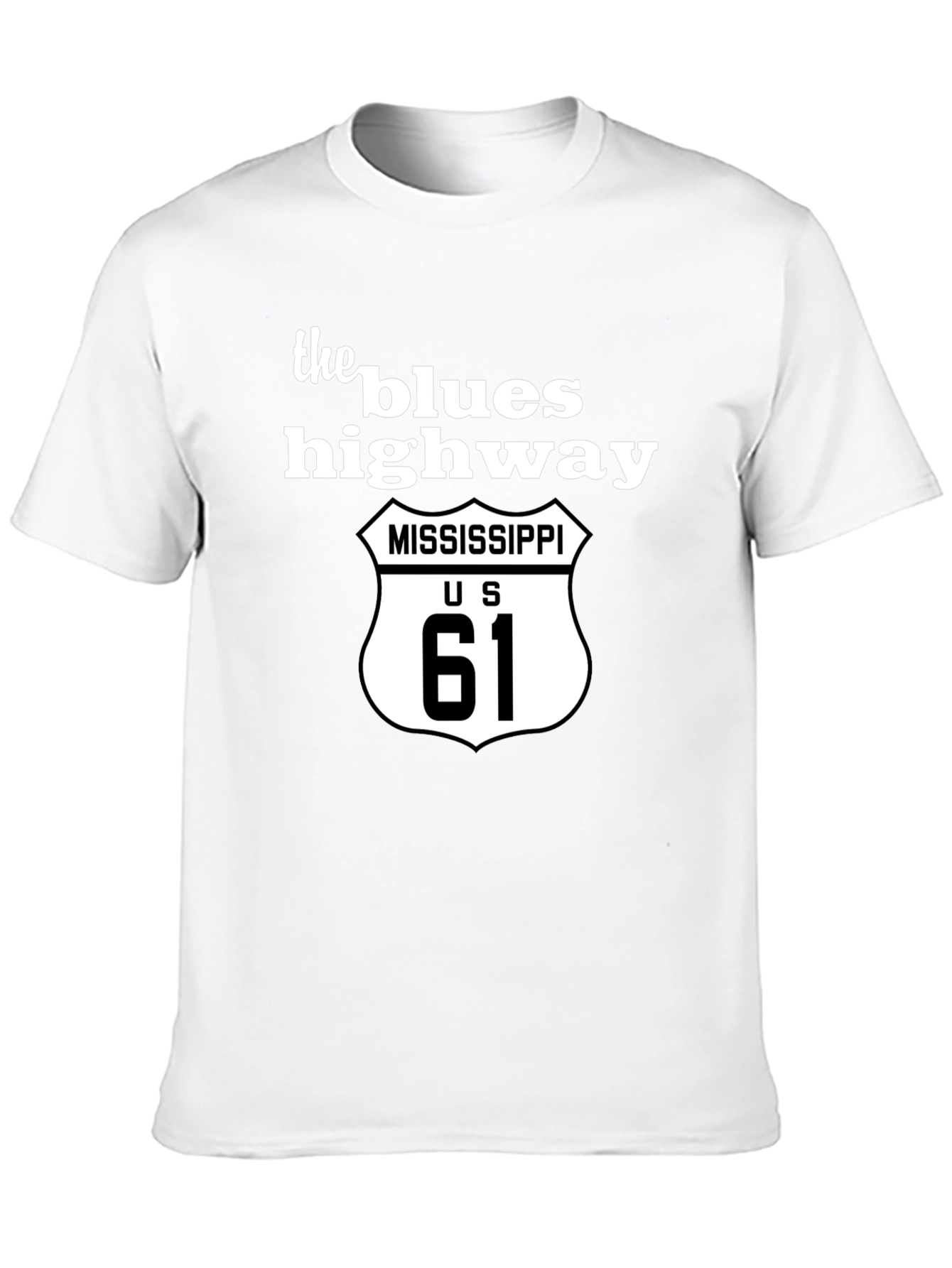 Blues Highway Mississippi US 61 T-Shirt