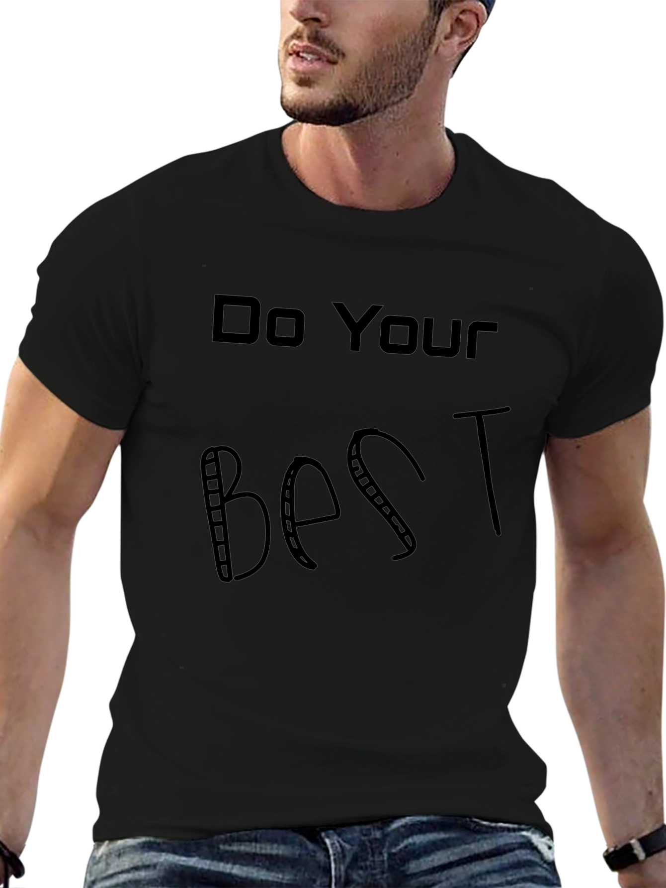 Do Your Best T-Shirt - Mens Black Tee