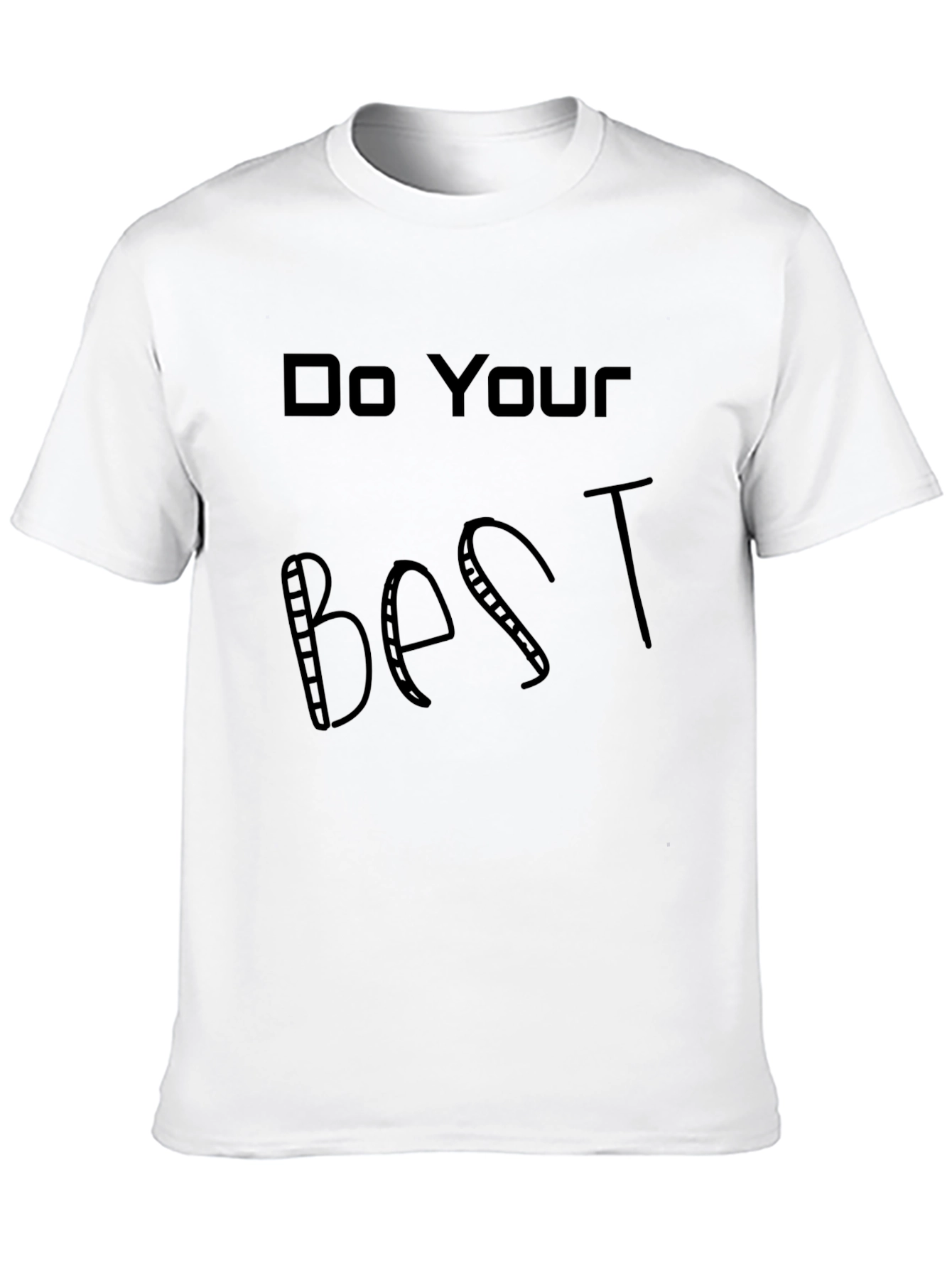 Do Your Best T-Shirt - Mens Black Tee