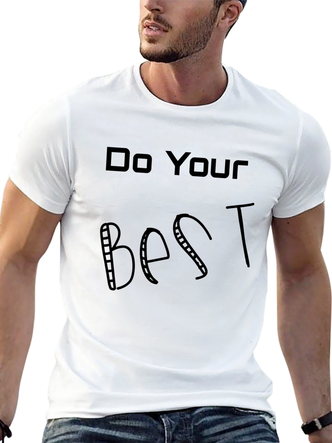 Do Your Best T-Shirt - Mens Black Tee