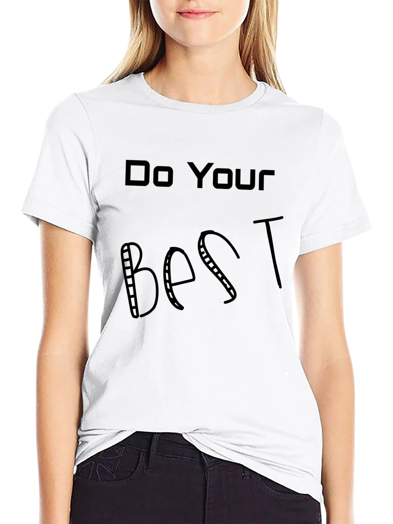 Do Your Best T-Shirt - Mens Black Tee
