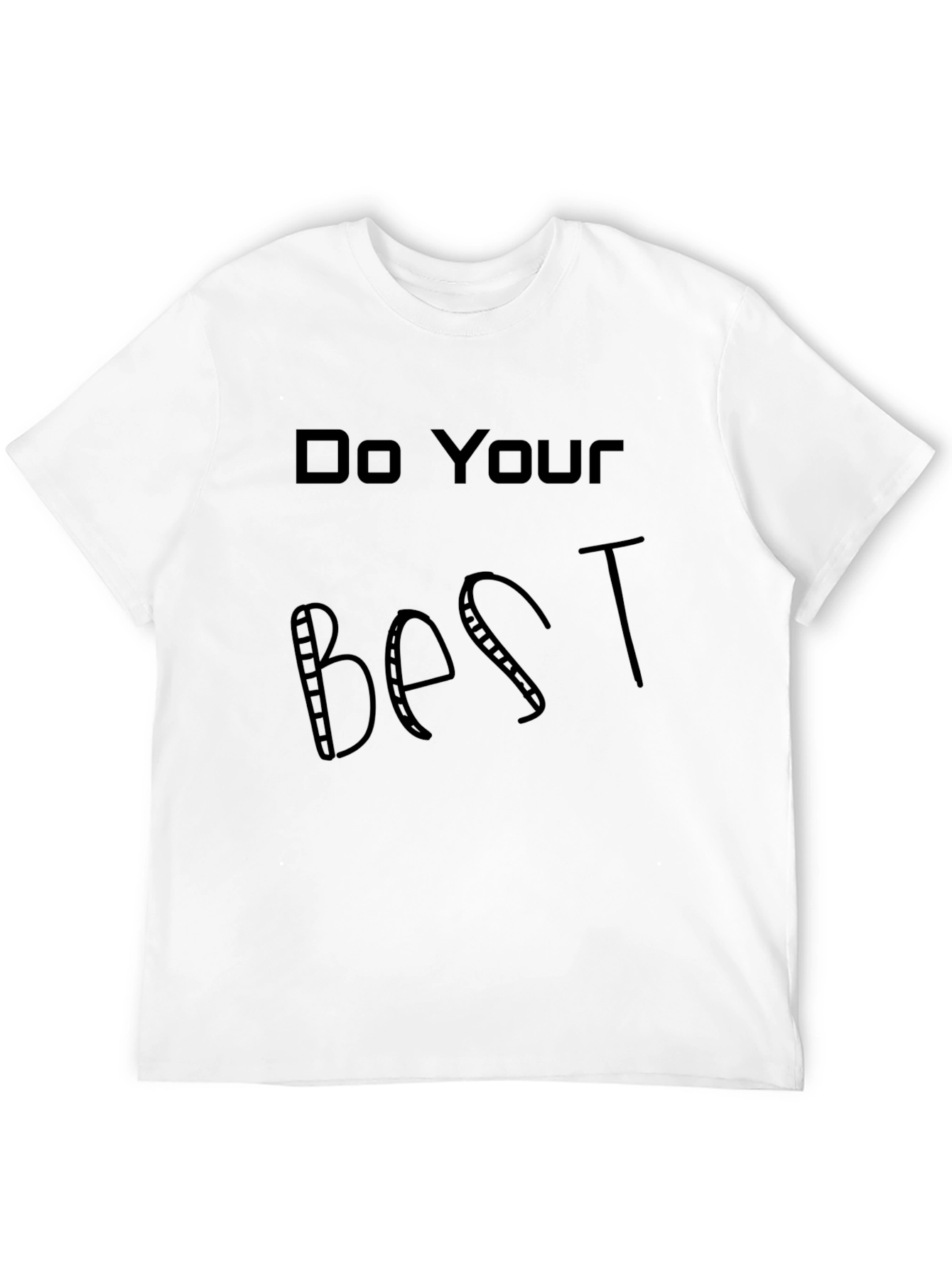 Do Your Best T-Shirt - Mens Black Tee
