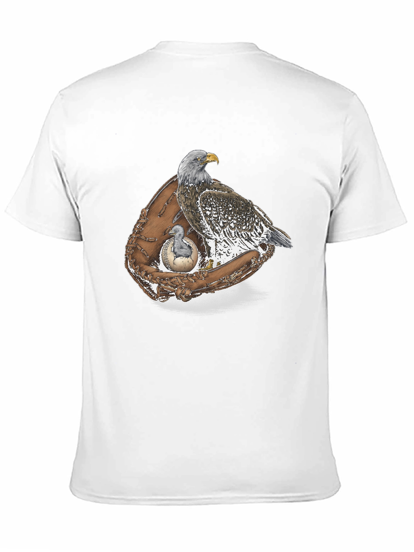 Eagle & Baseball Glove Graphic T-Shirt