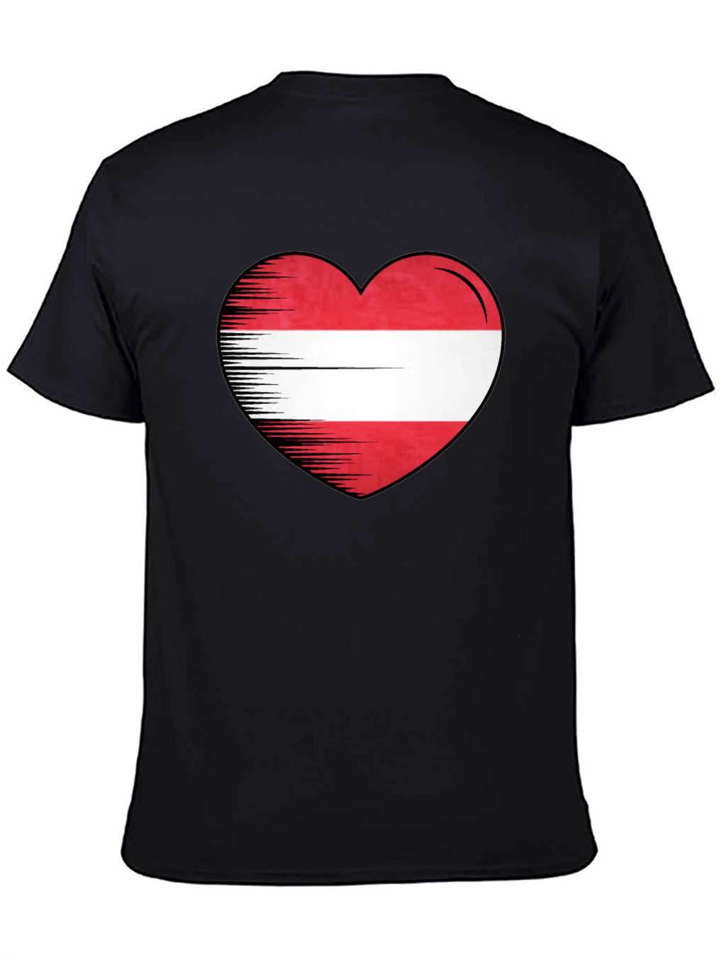 Austrian Flag Heart T-Shirt