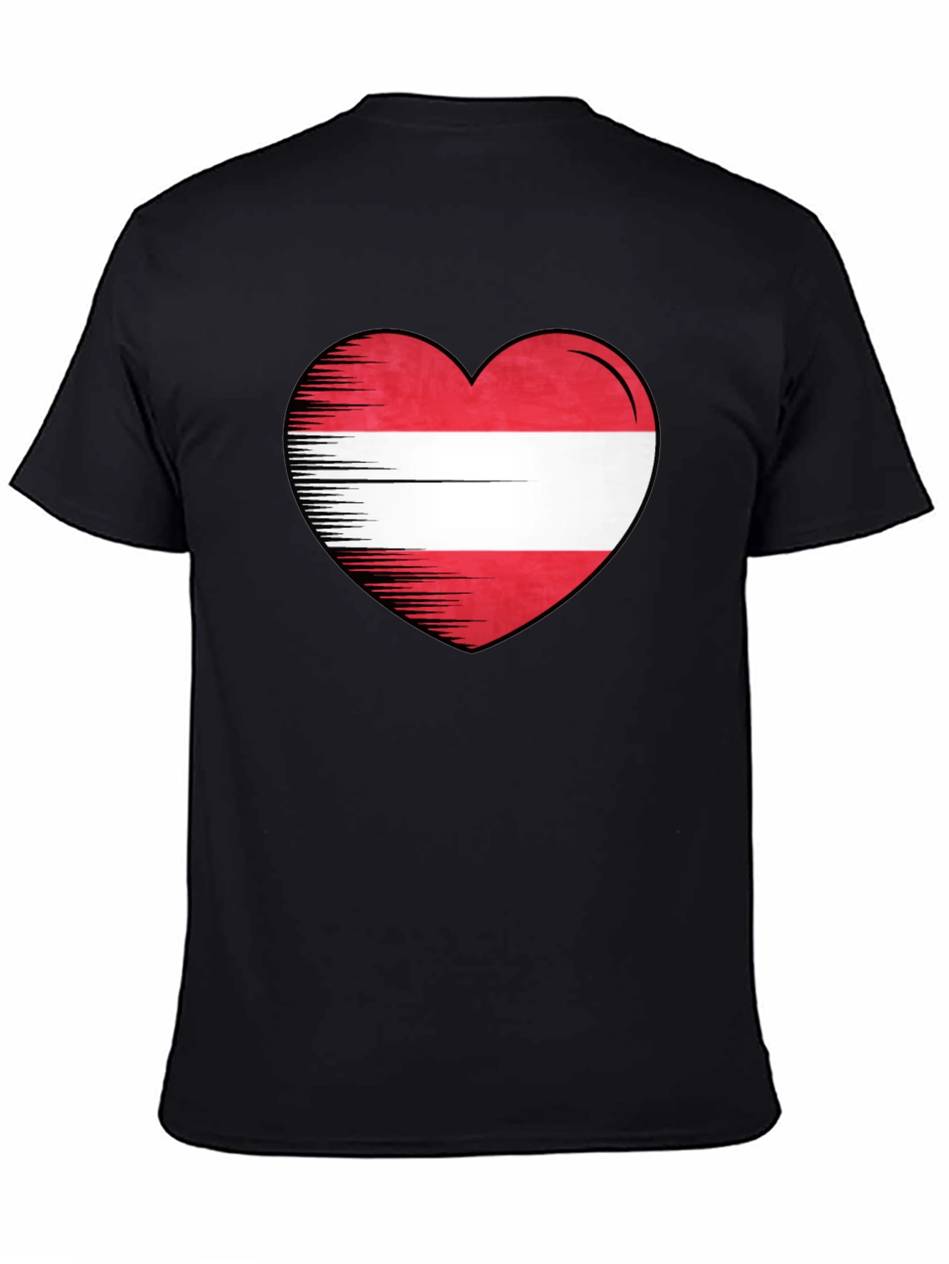Austrian Flag Heart T-Shirt