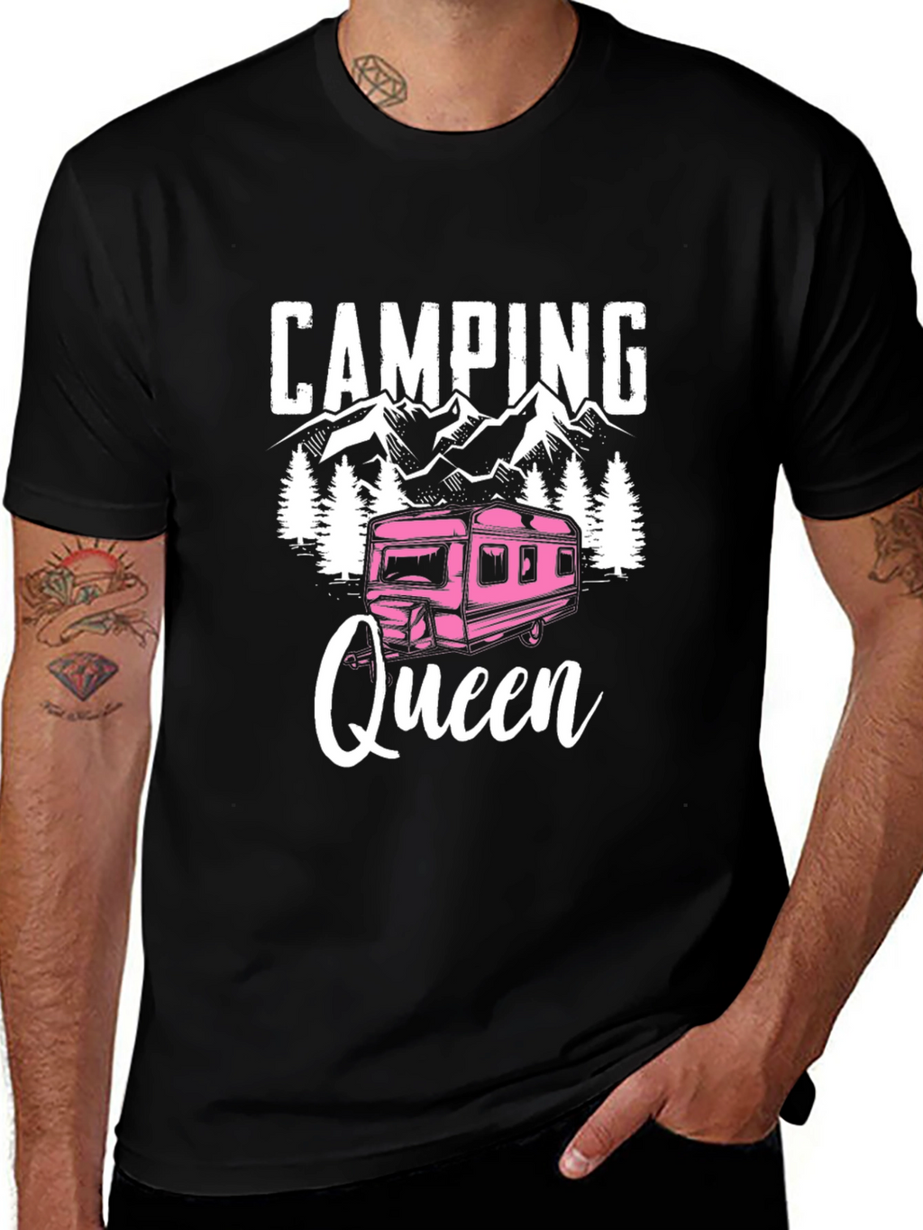 Camping Queen Graphic T-Shirt