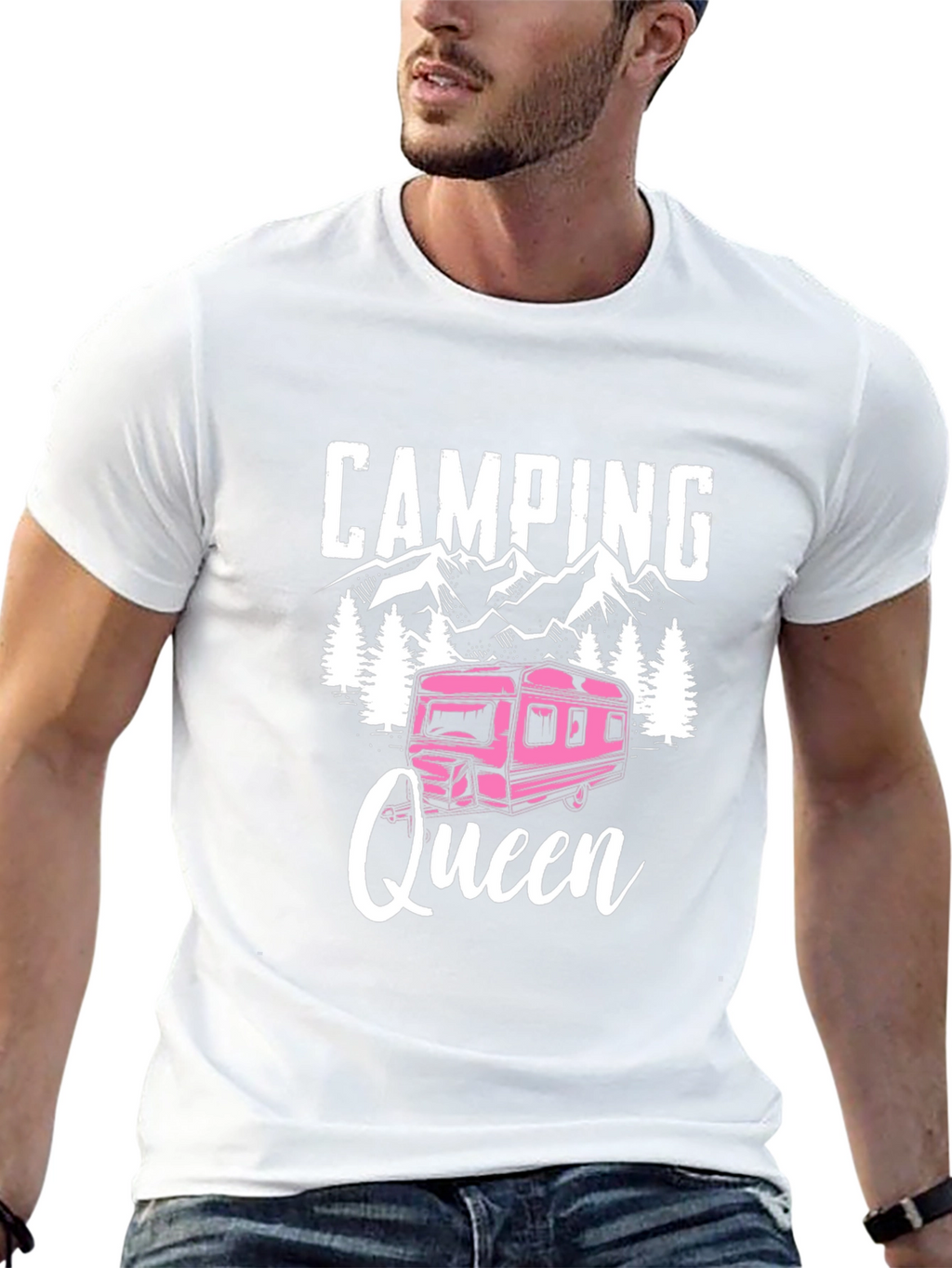 Camping Queen Graphic T-Shirt