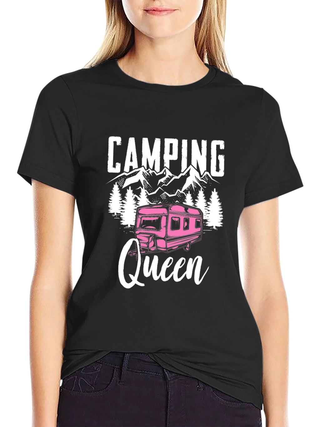 Camping Queen Graphic T-Shirt