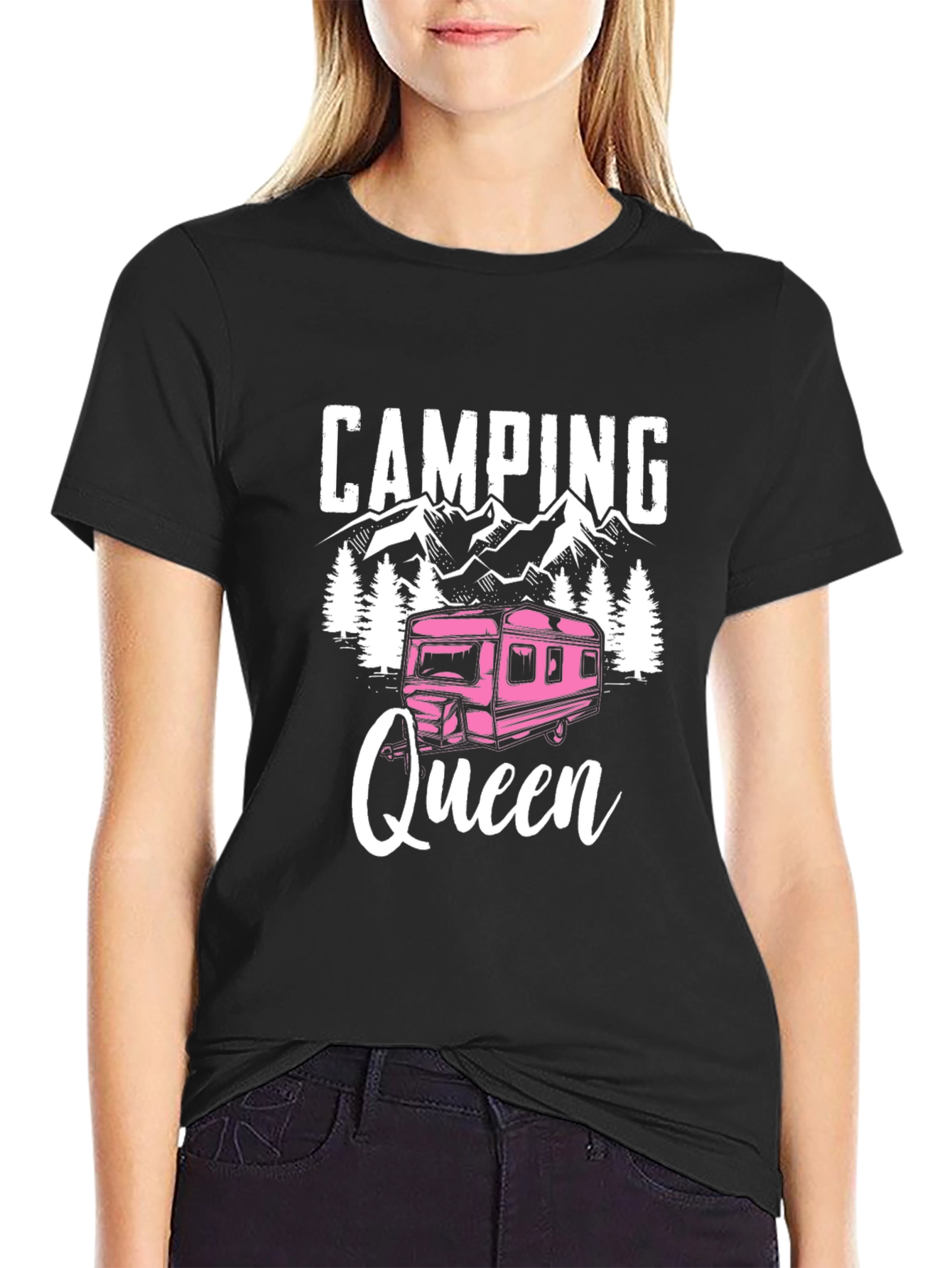 Camping Queen Graphic T-Shirt