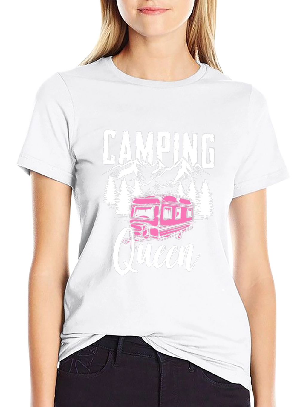 Camping Queen Graphic T-Shirt