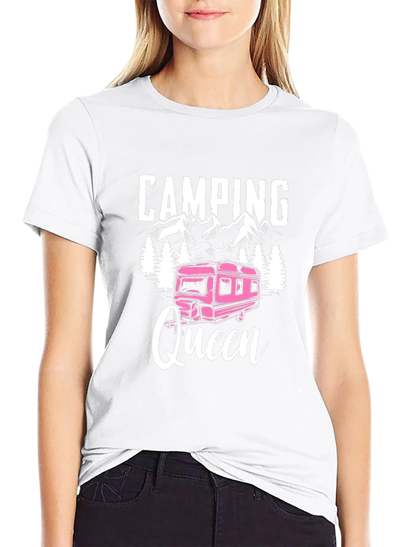 Camping Queen Graphic T-Shirt