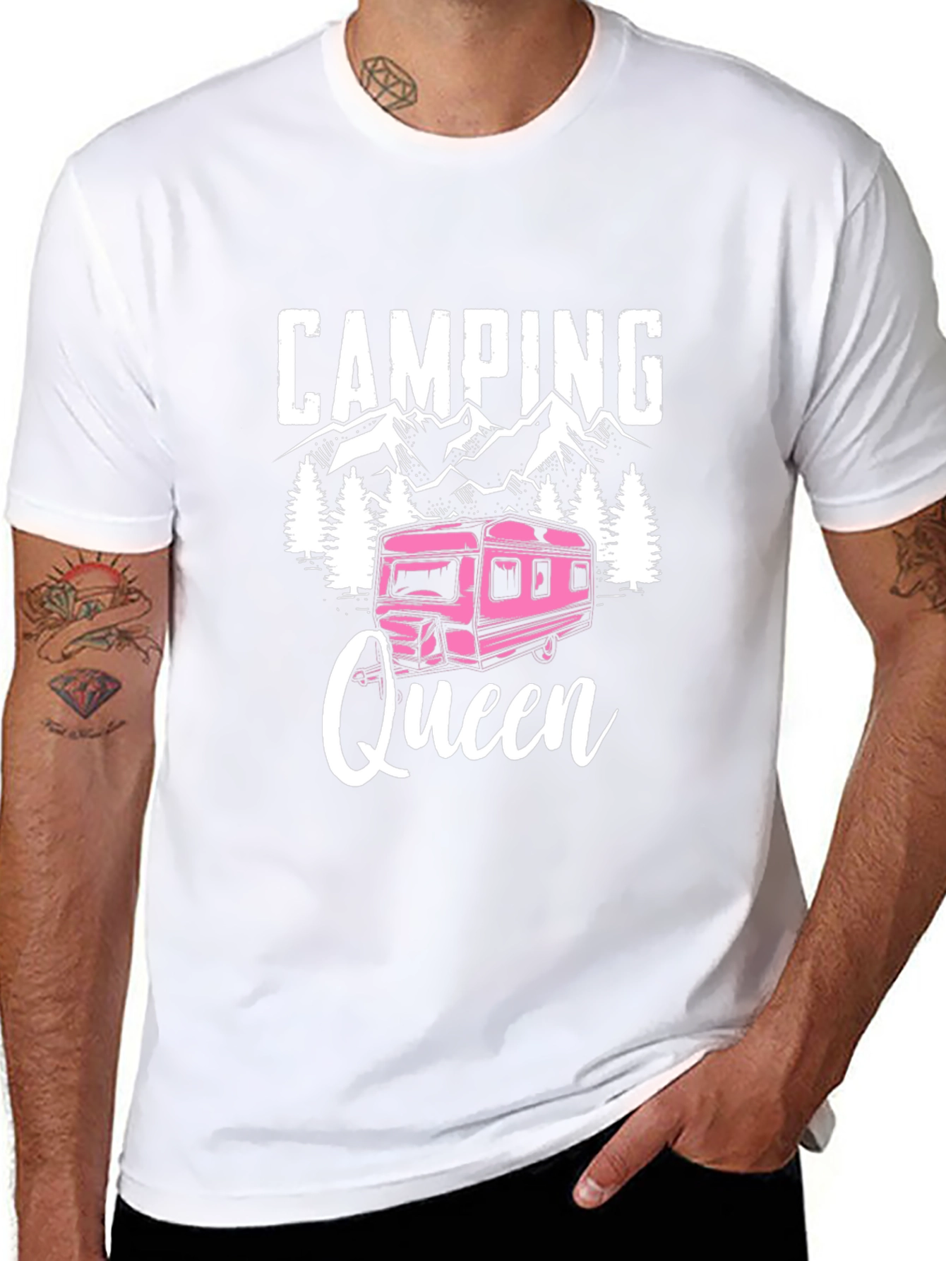 Camping Queen Graphic T-Shirt