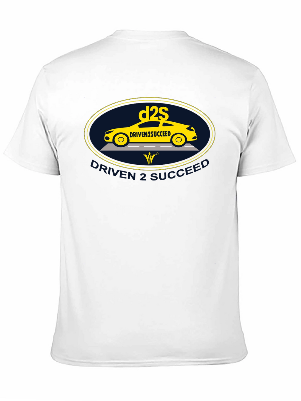 Driven2Succeed Graphic Tee - Black Cotton T-Shirt
