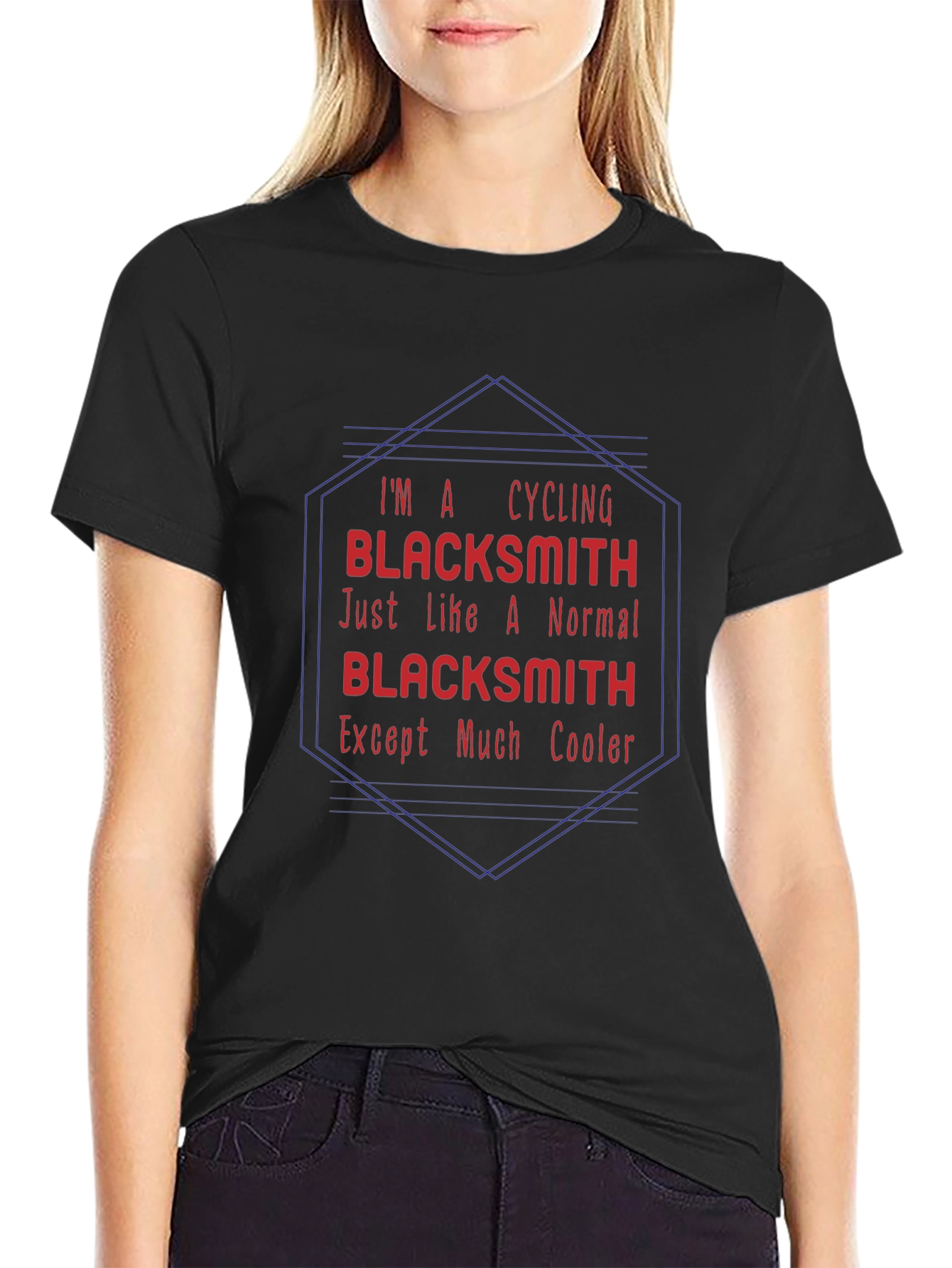 Cycling Blacksmith T-Shirt - Funny Cool Cyclist Gift