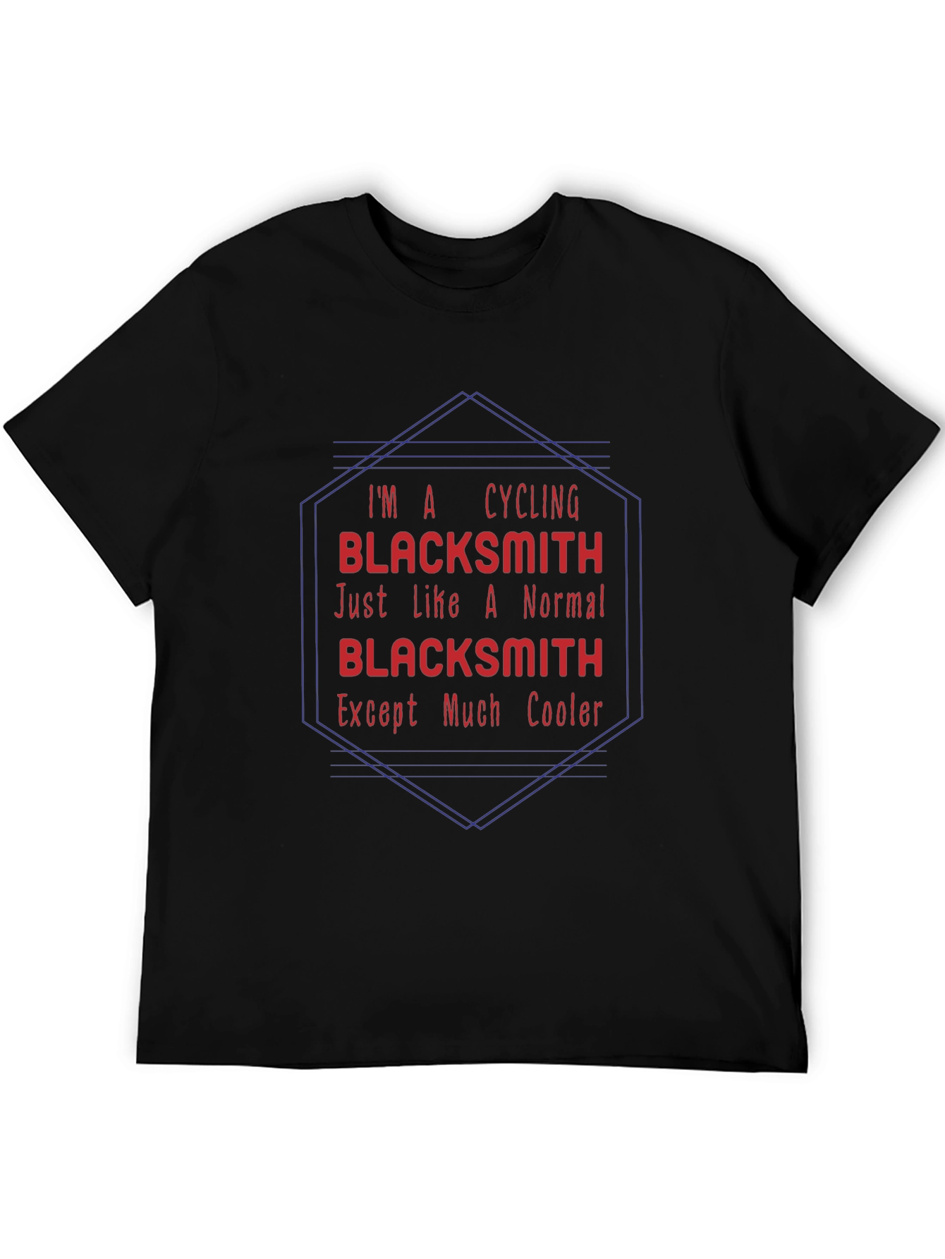 Cycling Blacksmith T-Shirt - Funny Cool Cyclist Gift