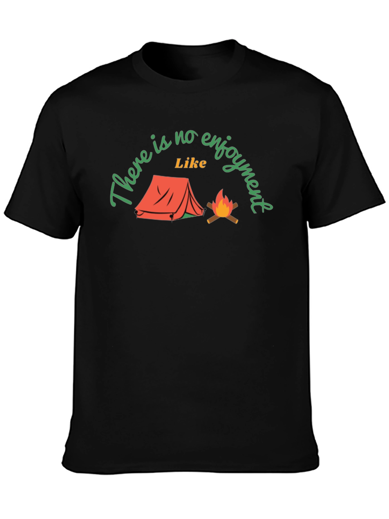 Camping Enjoyment Graphic T-Shirt