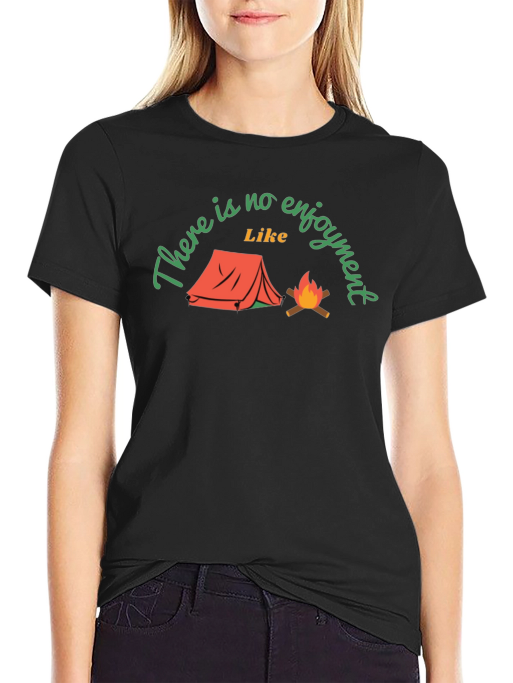 Camping Enjoyment Graphic T-Shirt