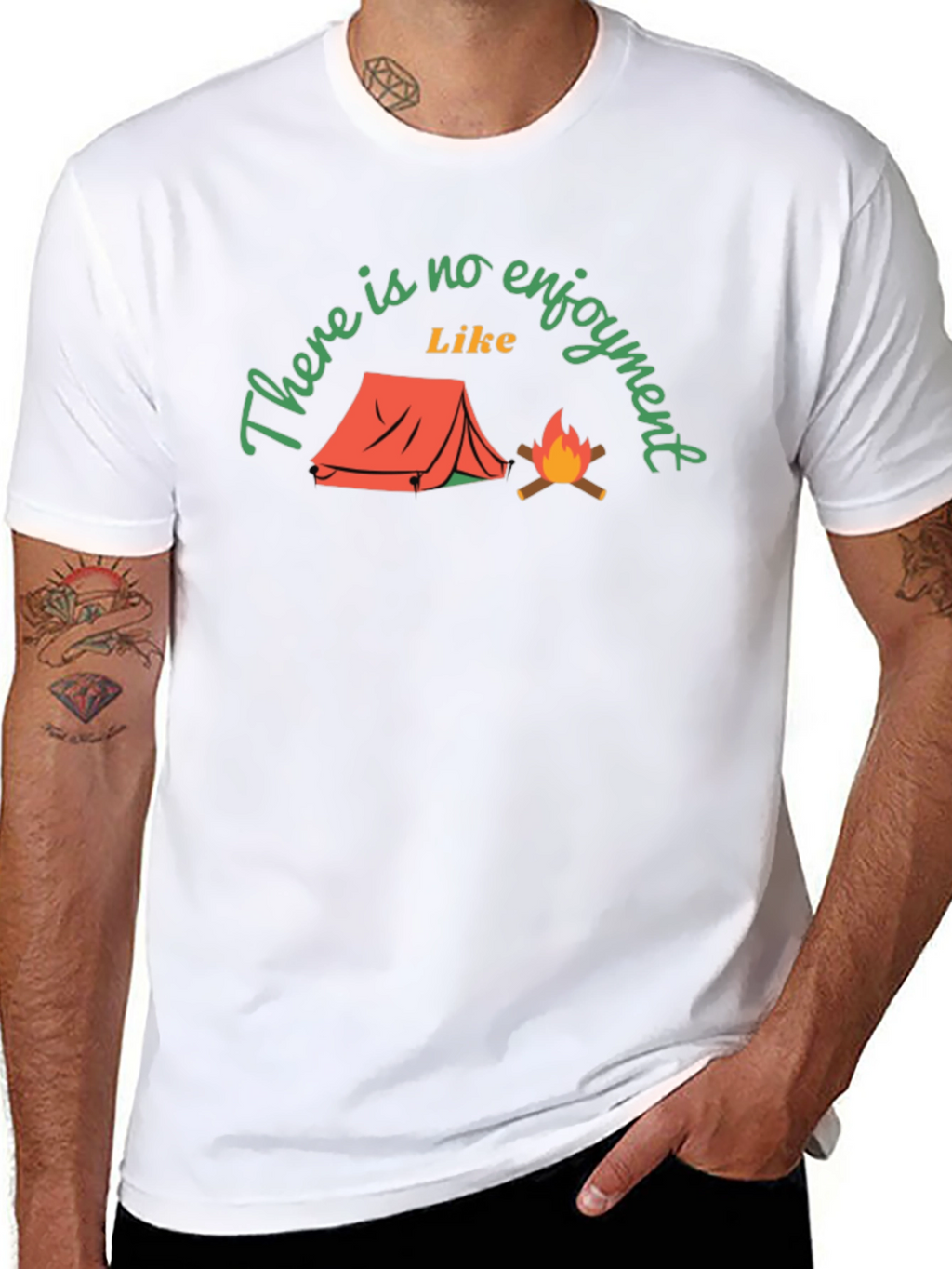 Camping Enjoyment Graphic T-Shirt