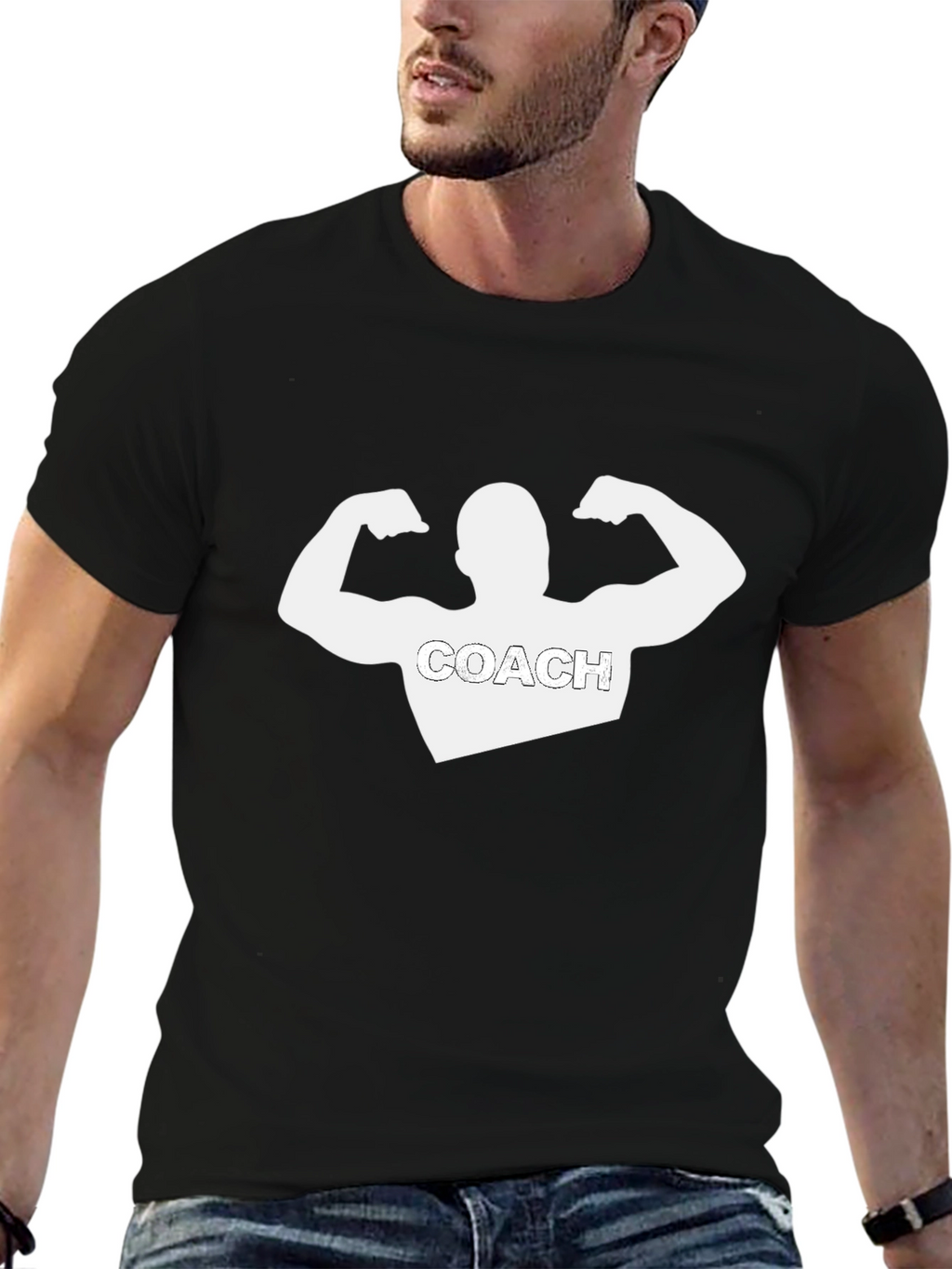 Coach Muscle Tee - Gym Motivation Shirt