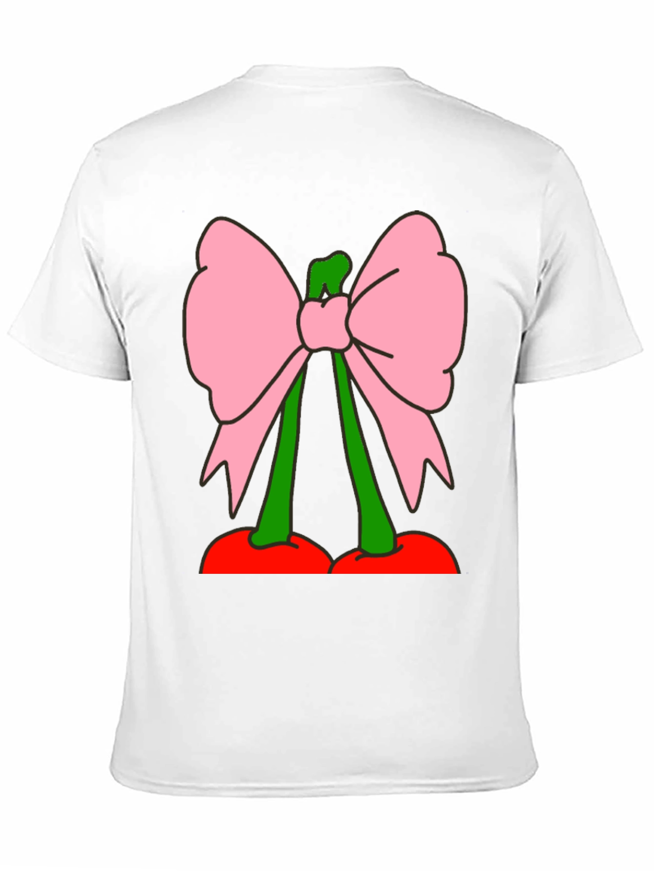 Cherry Bow Graphic Tee - Funky Fruit Fashion