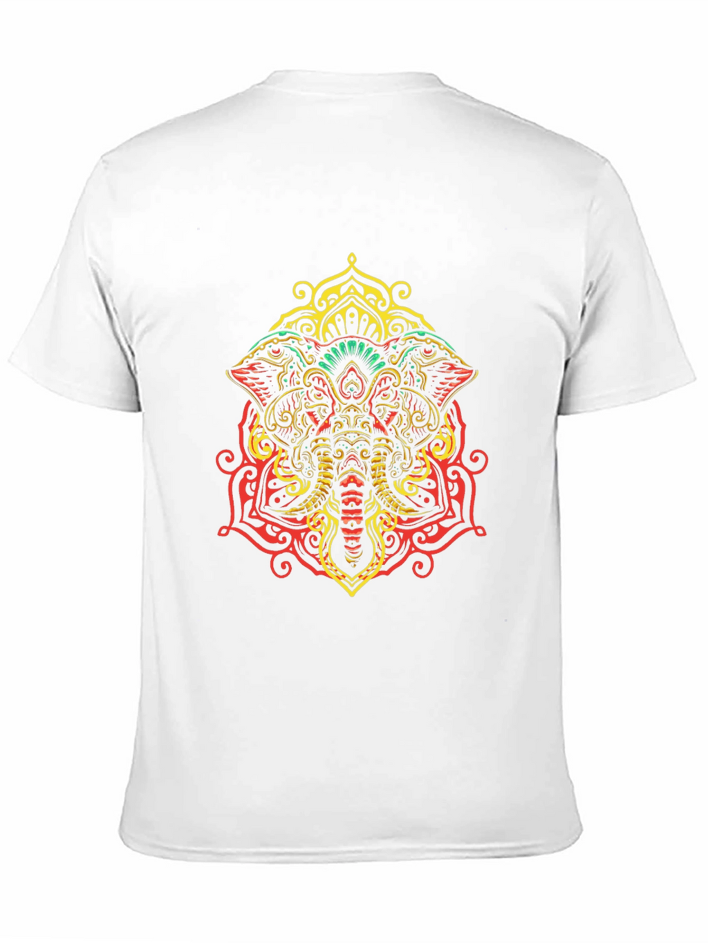 Elephant Mandala Graphic Tee - Unique Design