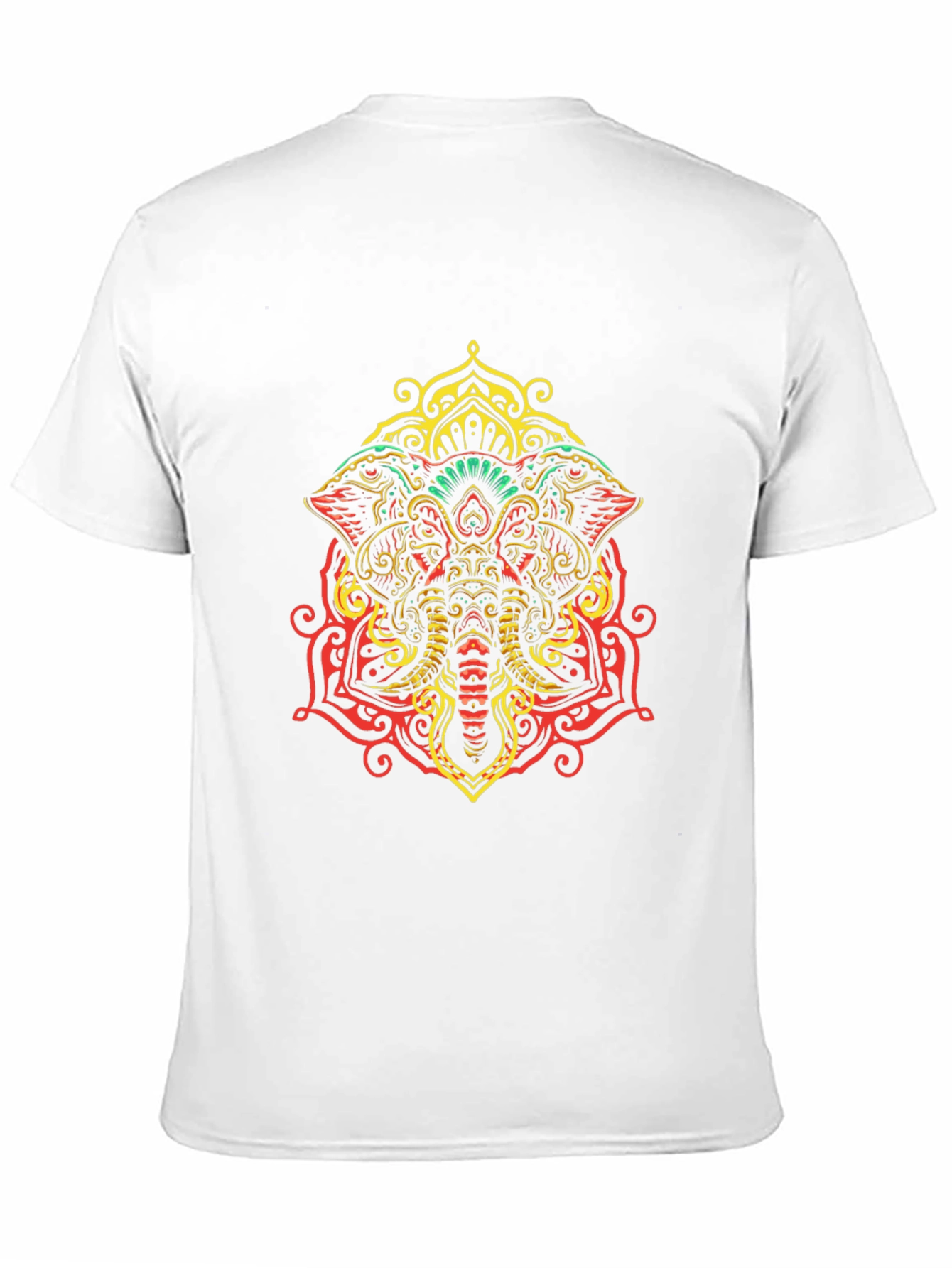 Elephant Mandala Graphic Tee - Unique Design