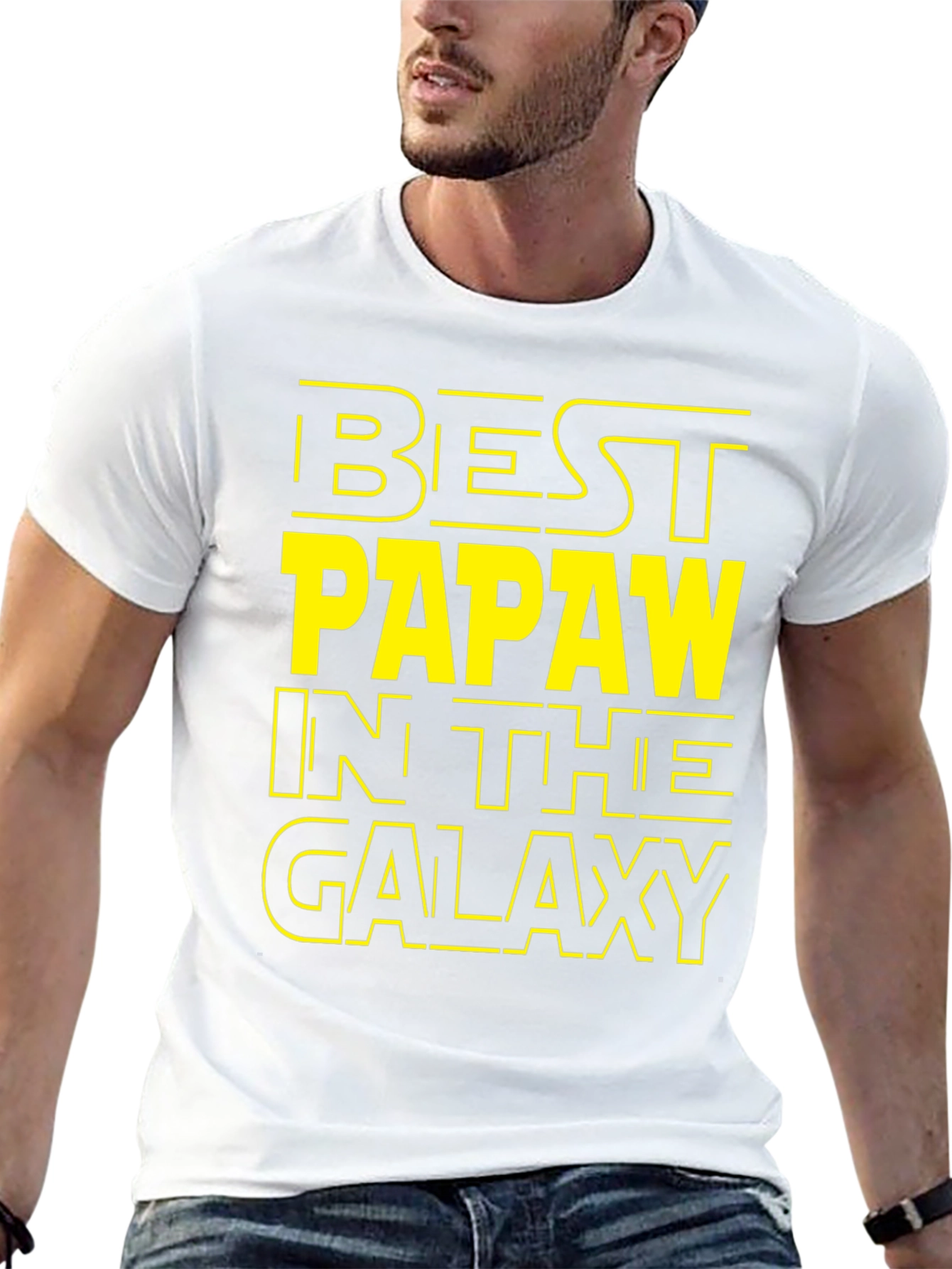 Best Papaw in the Galaxy T-Shirt Star Wars Inspired