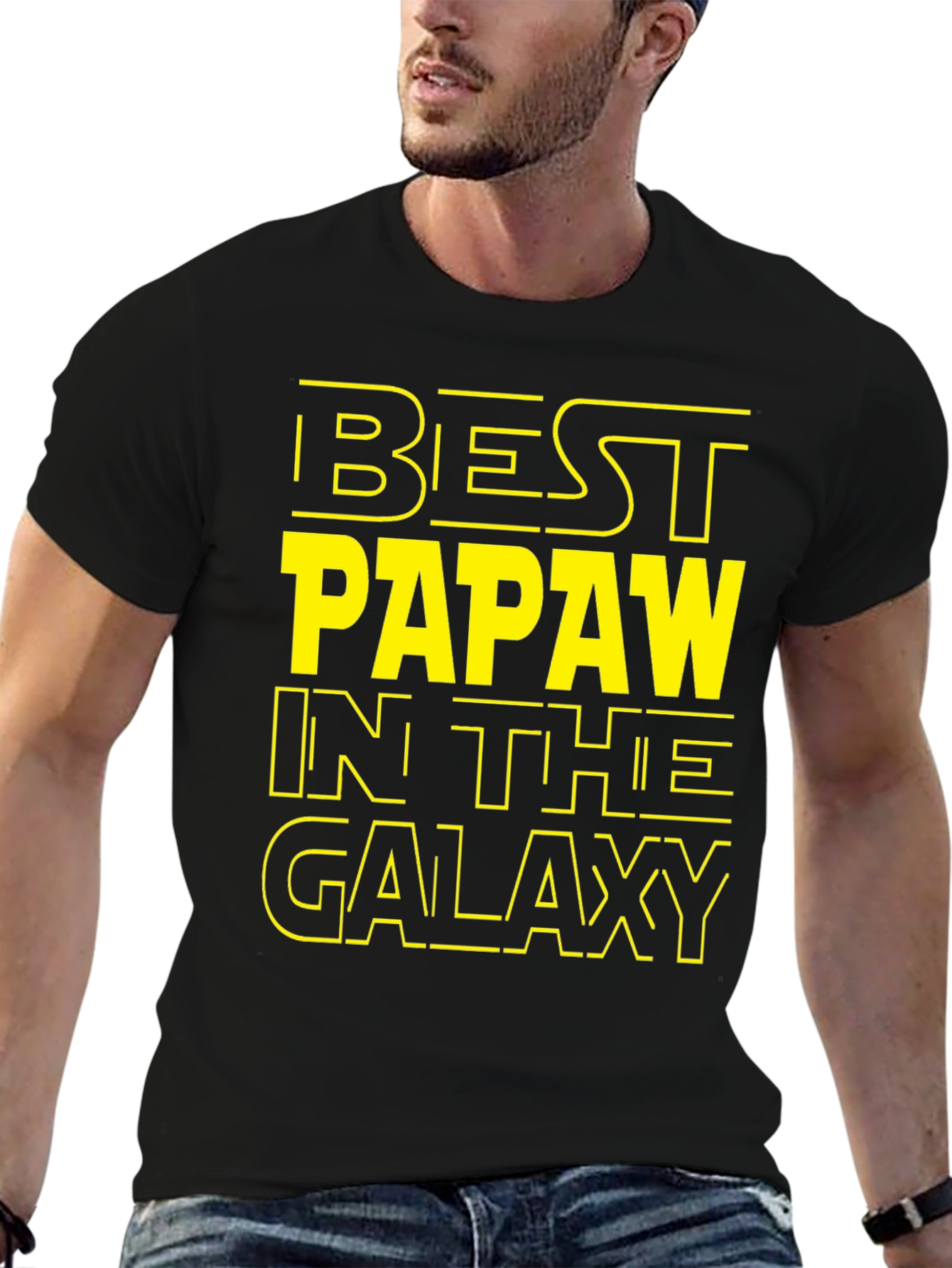 Best Papaw in the Galaxy T-Shirt Star Wars Inspired