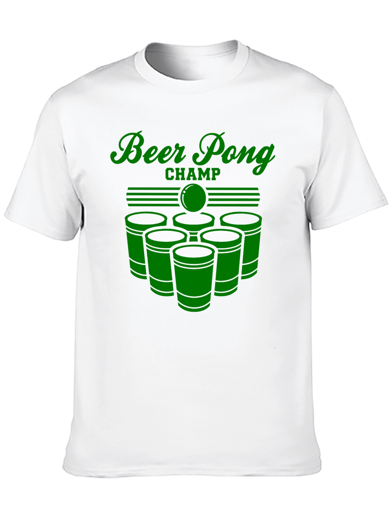Beer Pong Champ Graphic Tee - Party Ready!
