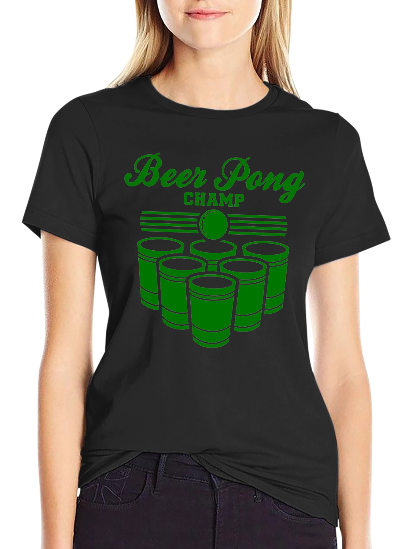 Beer Pong Champ Graphic Tee - Party Ready!