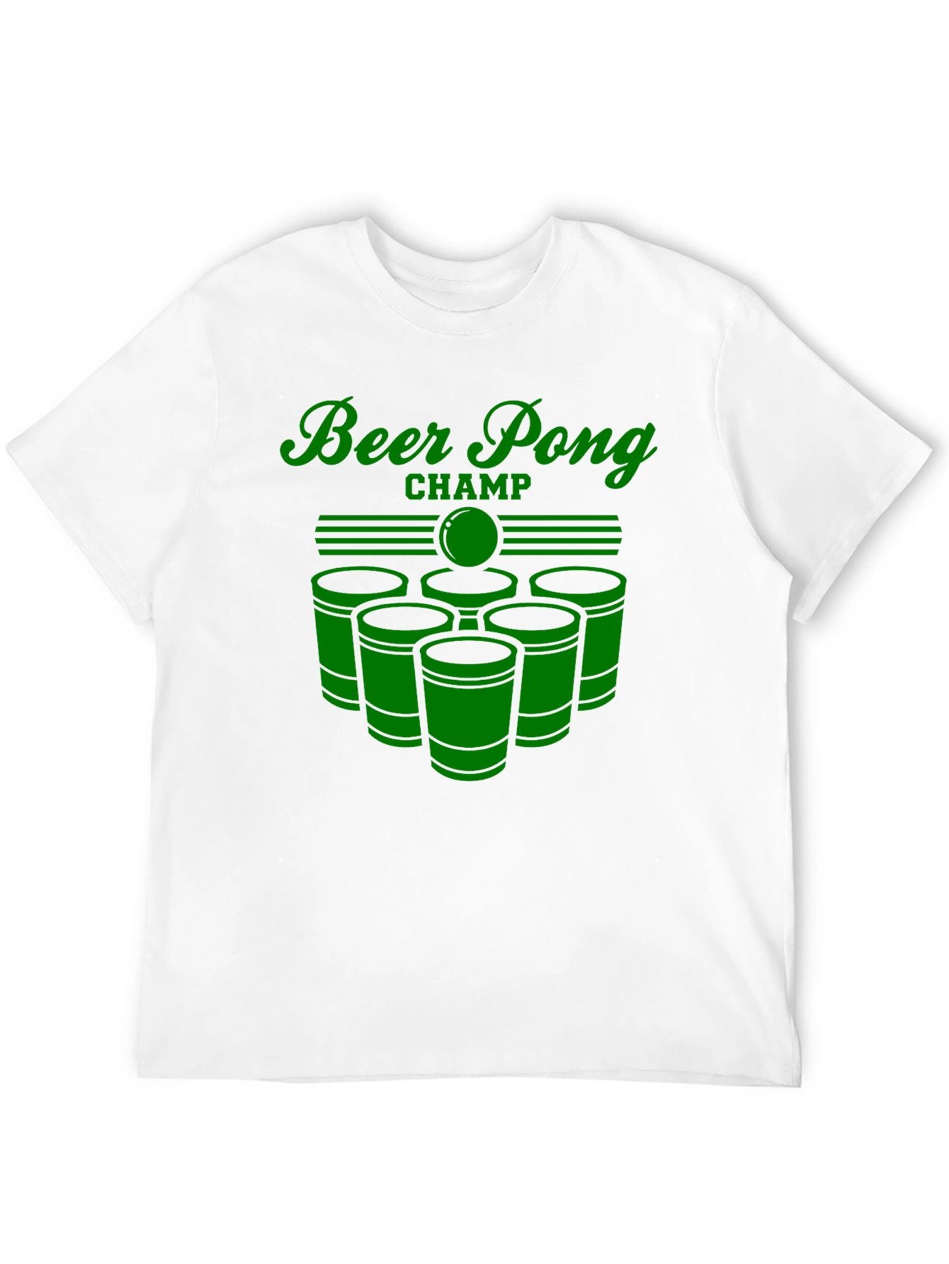 Beer Pong Champ Graphic Tee - Party Ready!