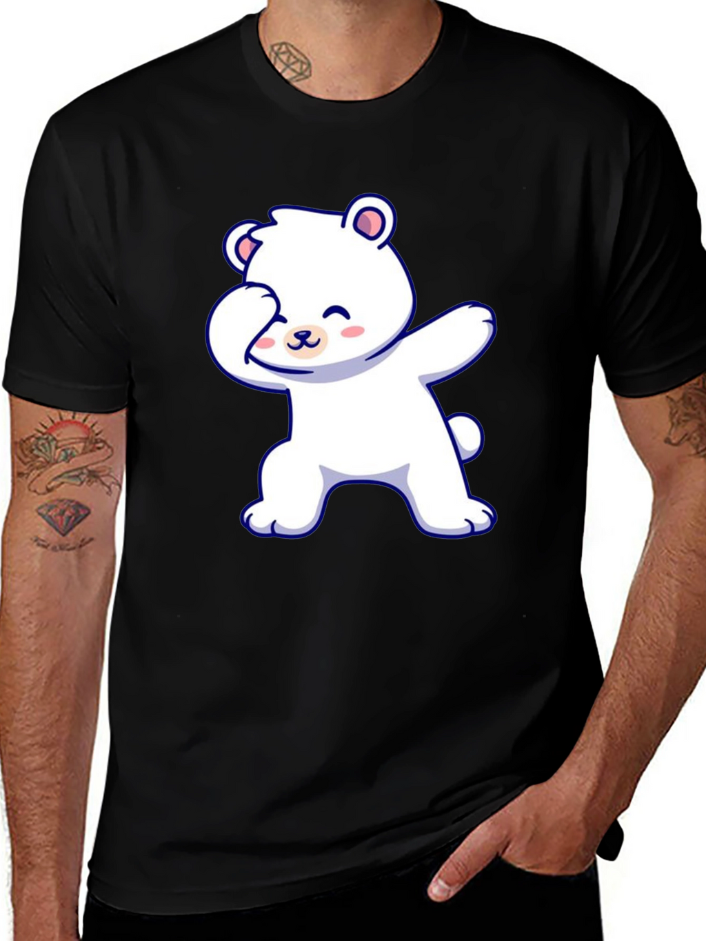 Cute Polar Bear Dab T-Shirt