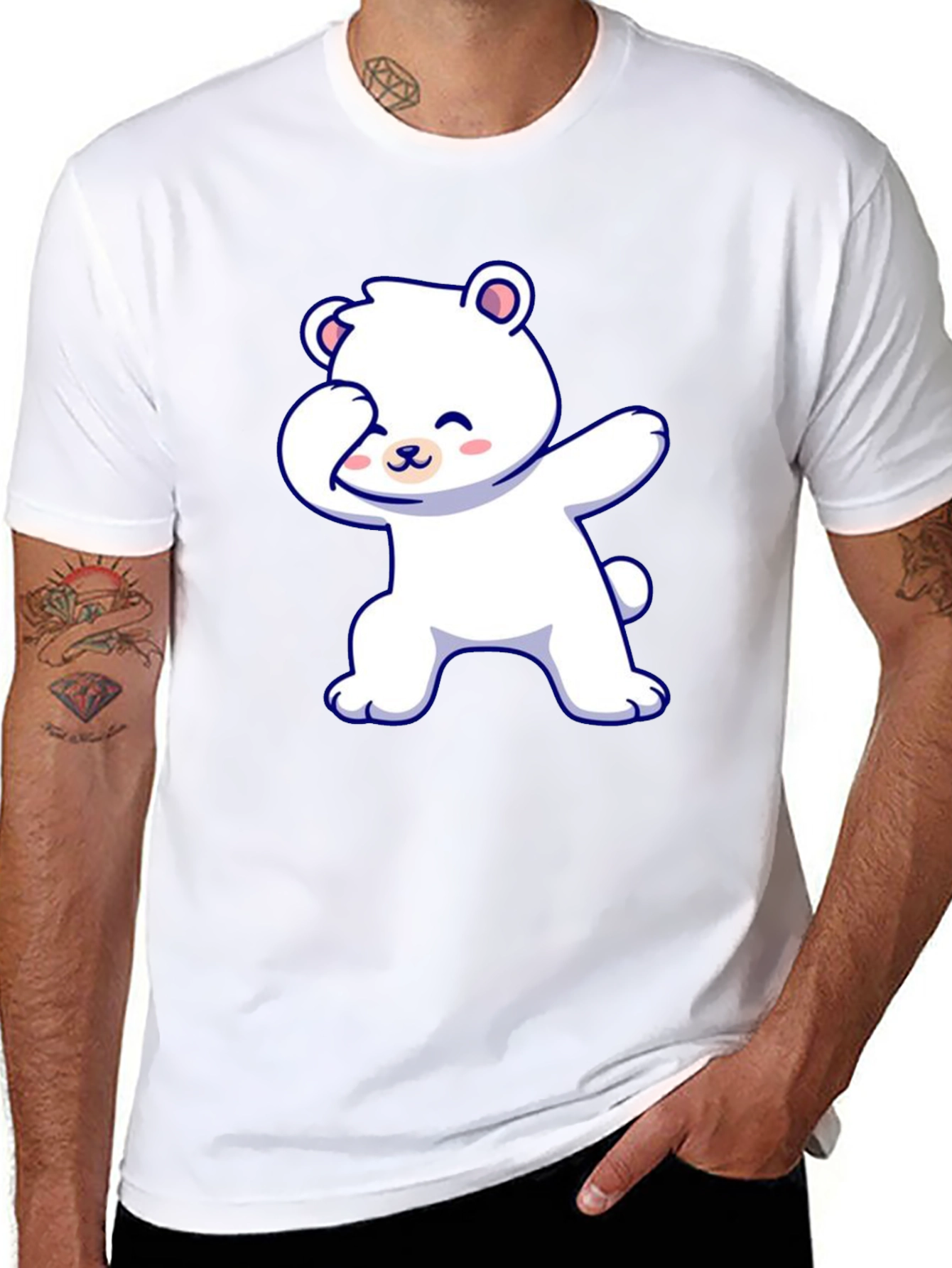 Cute Polar Bear Dab T-Shirt