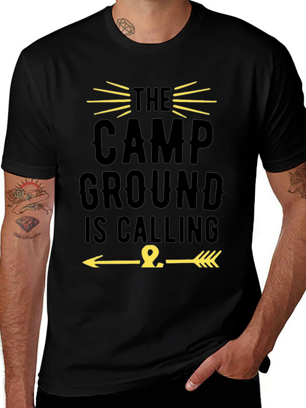 Campground Calling Graphic Tee