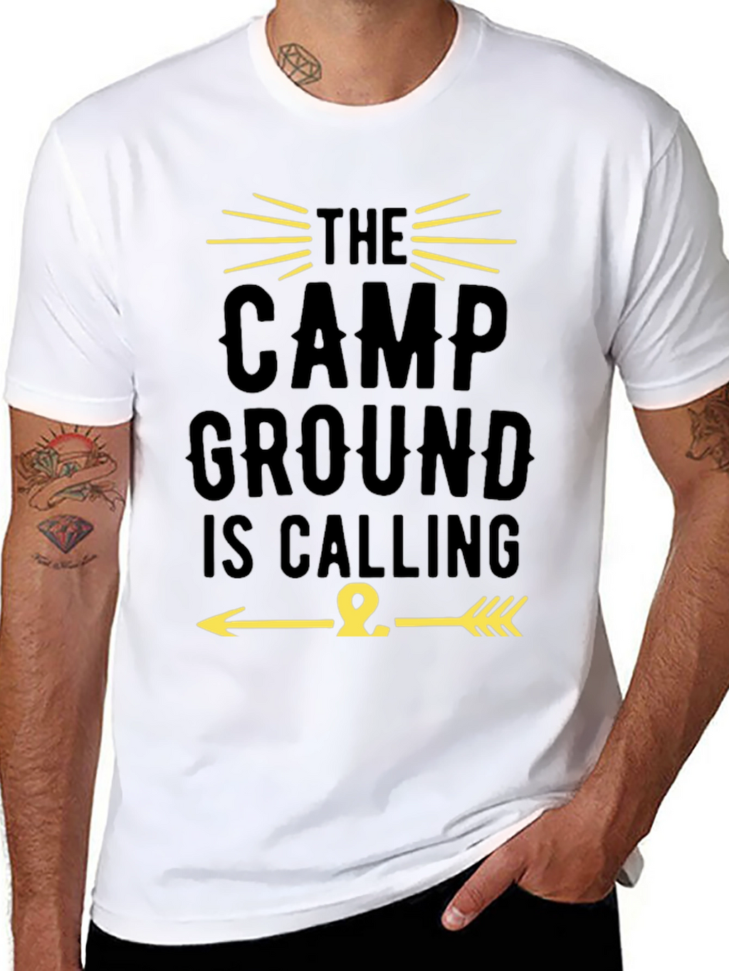 Campground Calling Graphic Tee