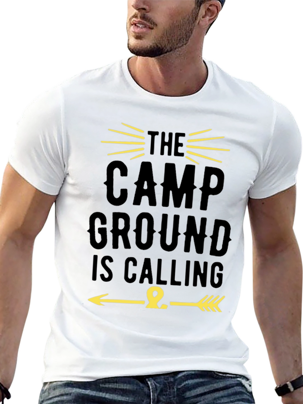 Campground Calling Graphic Tee